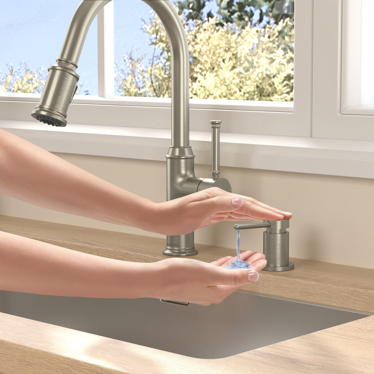 Soap Dispenser for Kitchen Sink (18 Ounce)