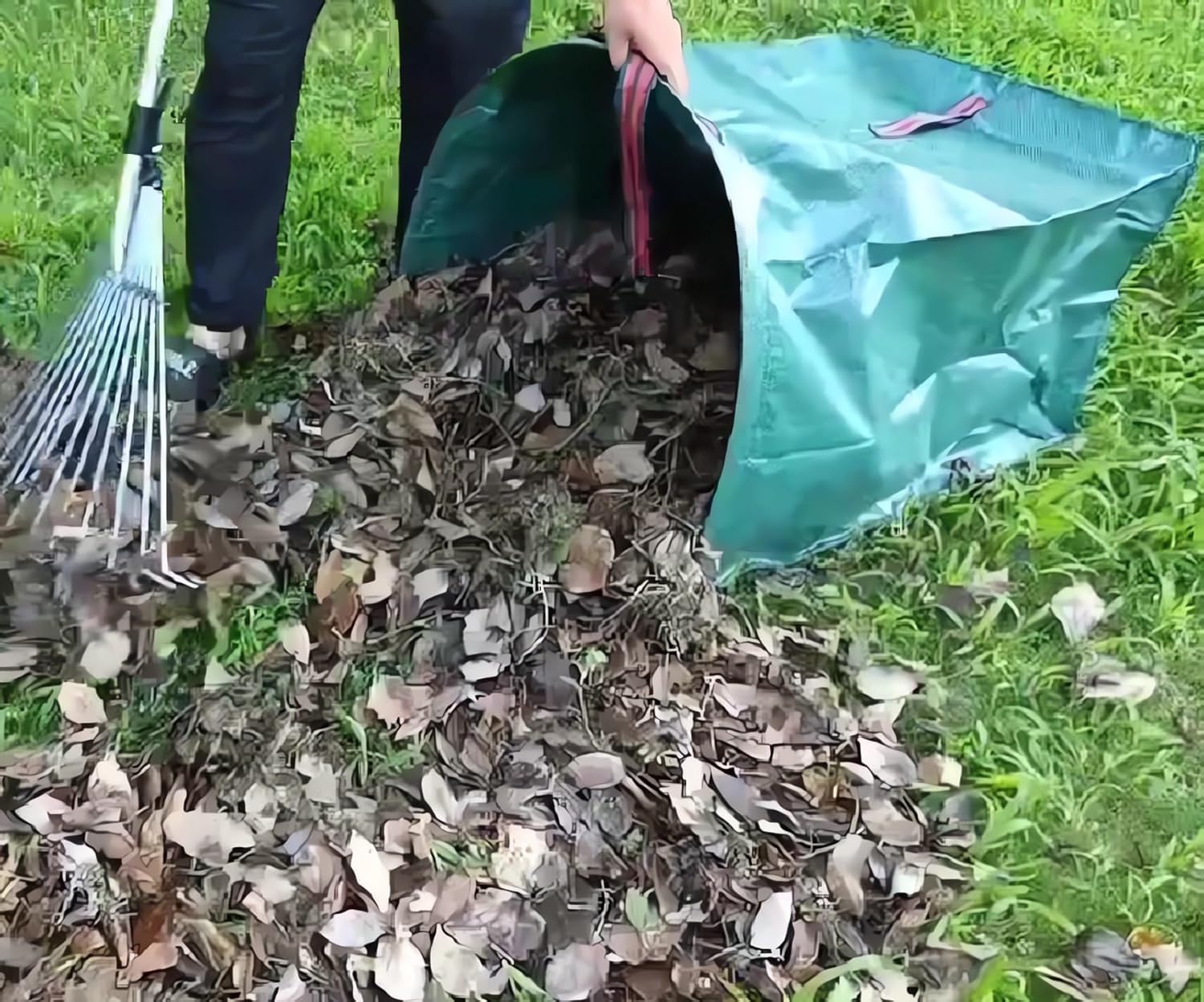 Heavy Duty 72 Gallon Standable Collapsible Yard Waste Leaf Bags