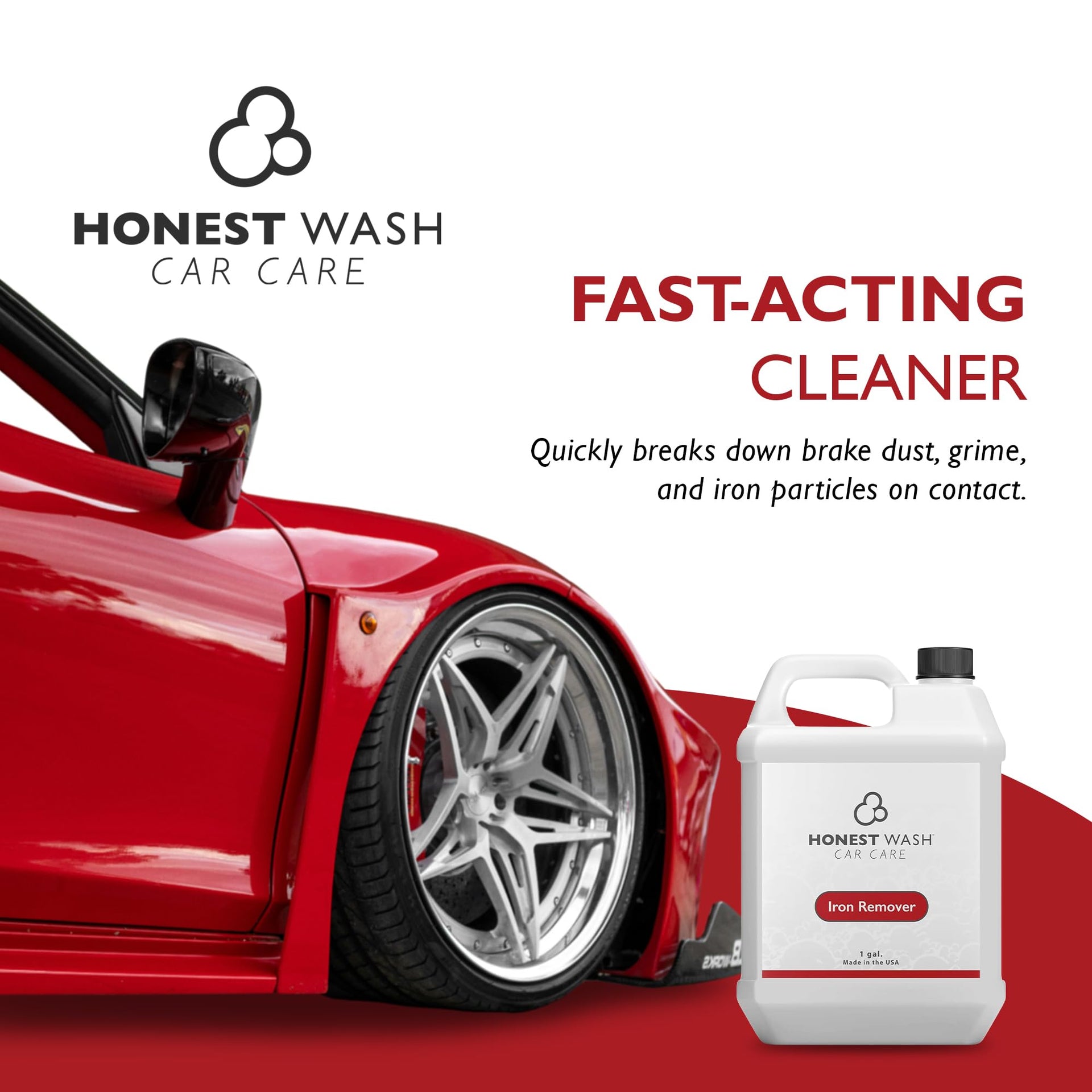 Honest Wash Iron Remover Car Detailing (128 Fl Oz)