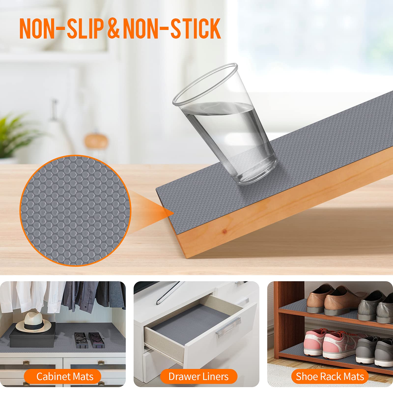Shelf Liners for Kitchen Cabinets Non