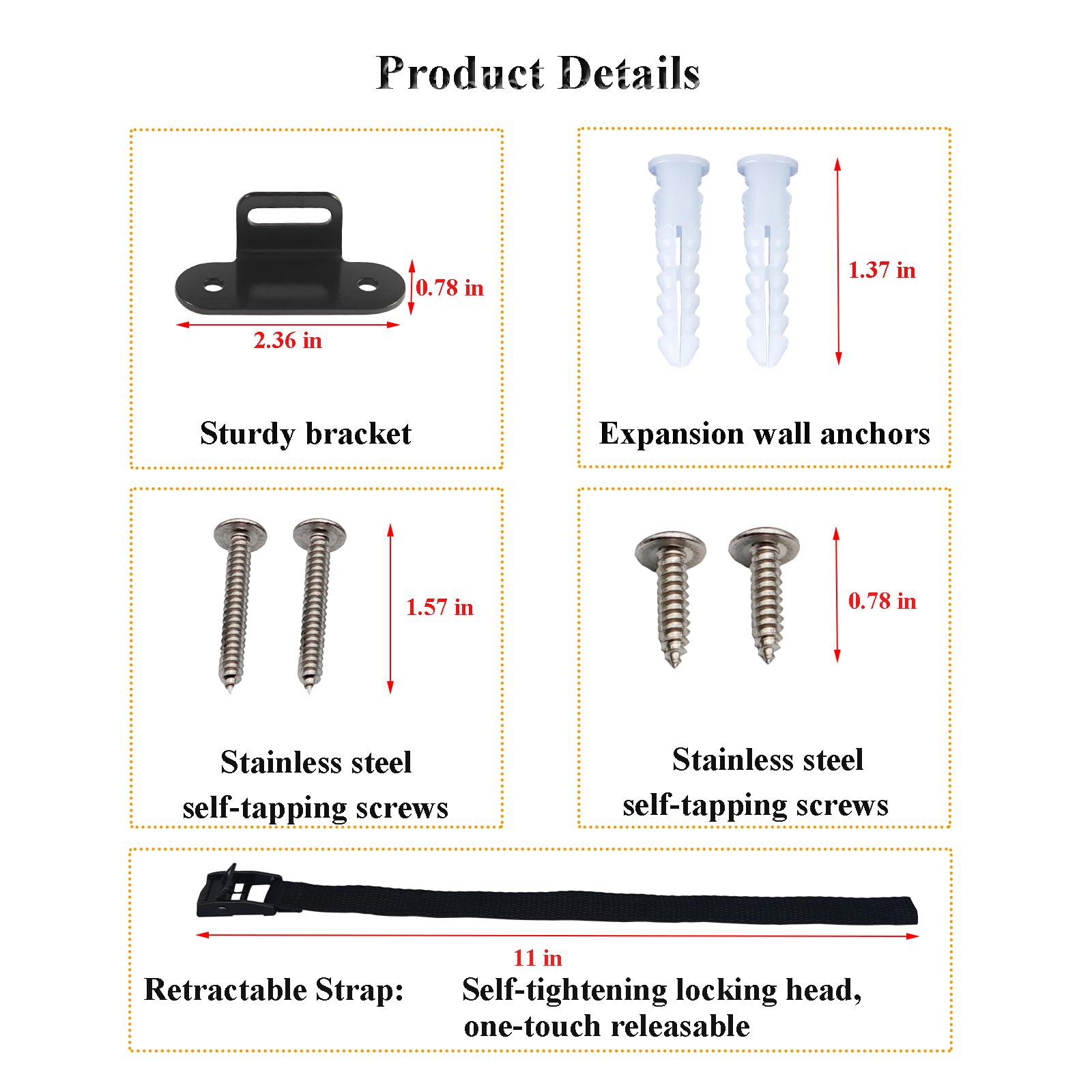 Anti Tip Furniture Anchors (2 Count)