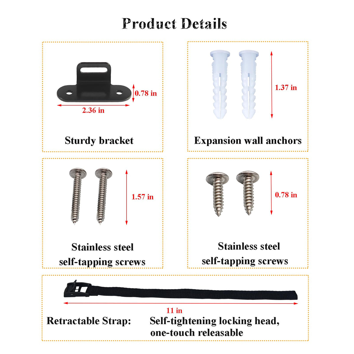 Anti Tip Furniture Anchors (2 Count)