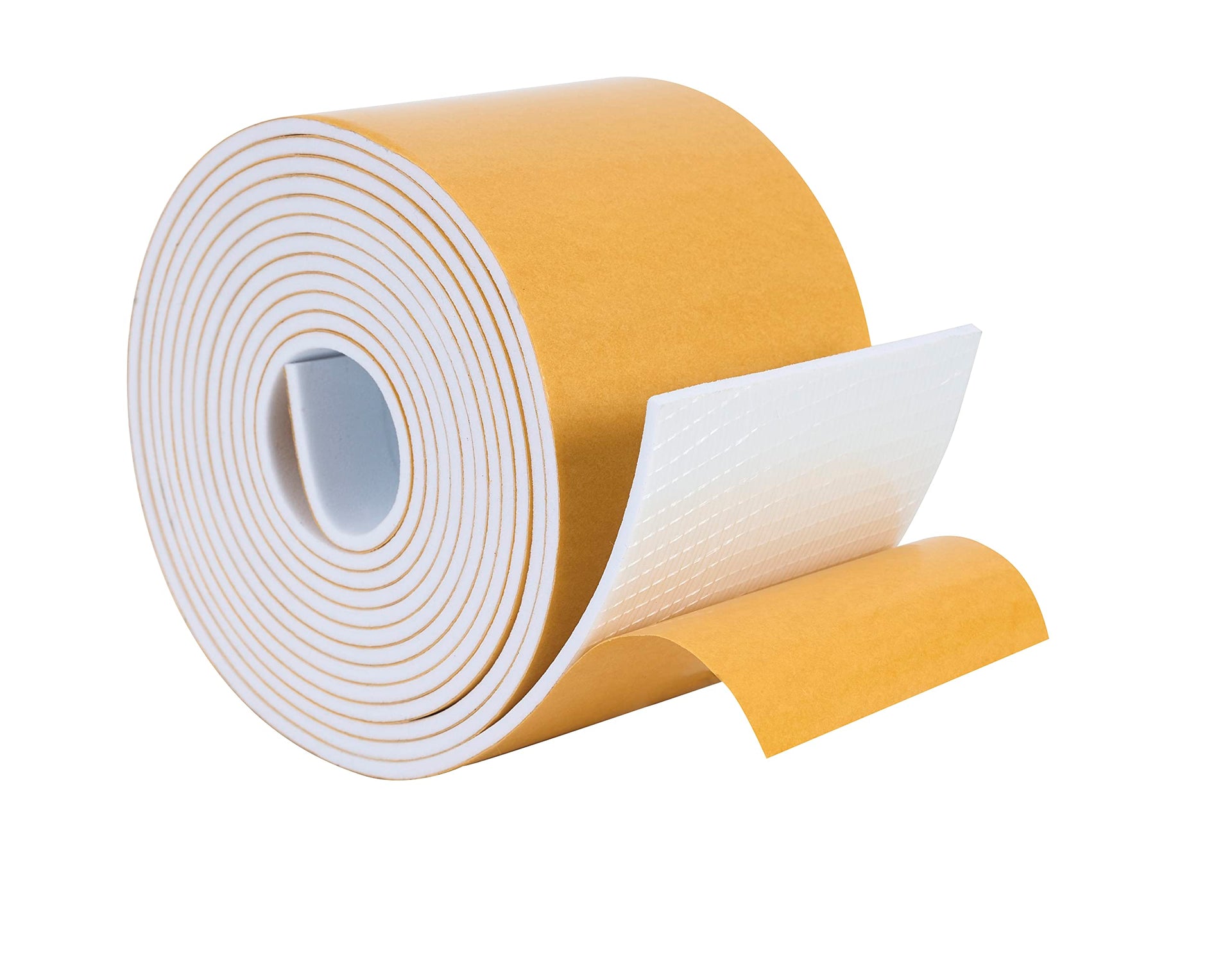 High Density Foam Weather Stripping Door Seal Strip Insulation Tape Roll for Insulating Door Frame (10 Foot)