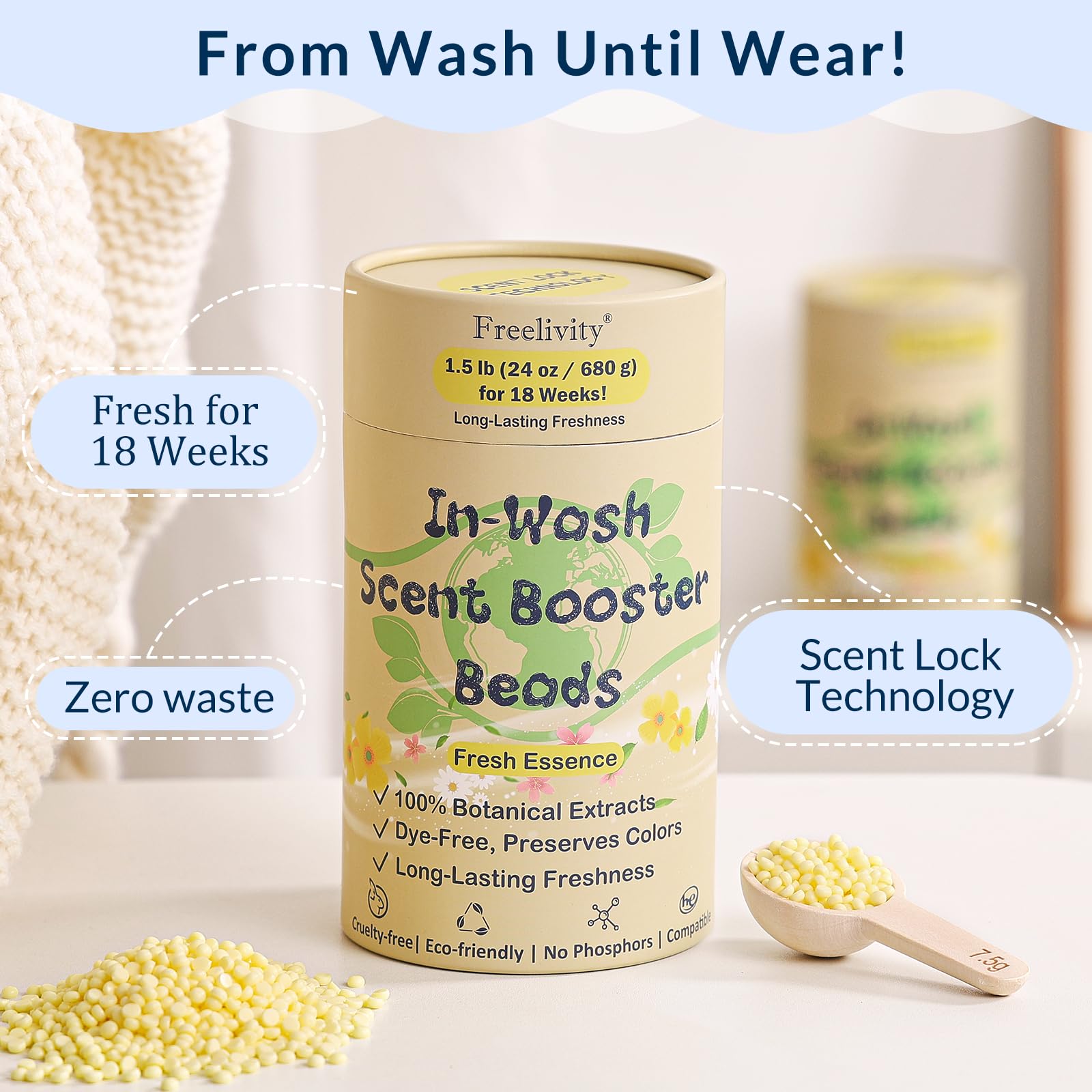 In‑Wash Scent Booster Beads (24 Ounce)