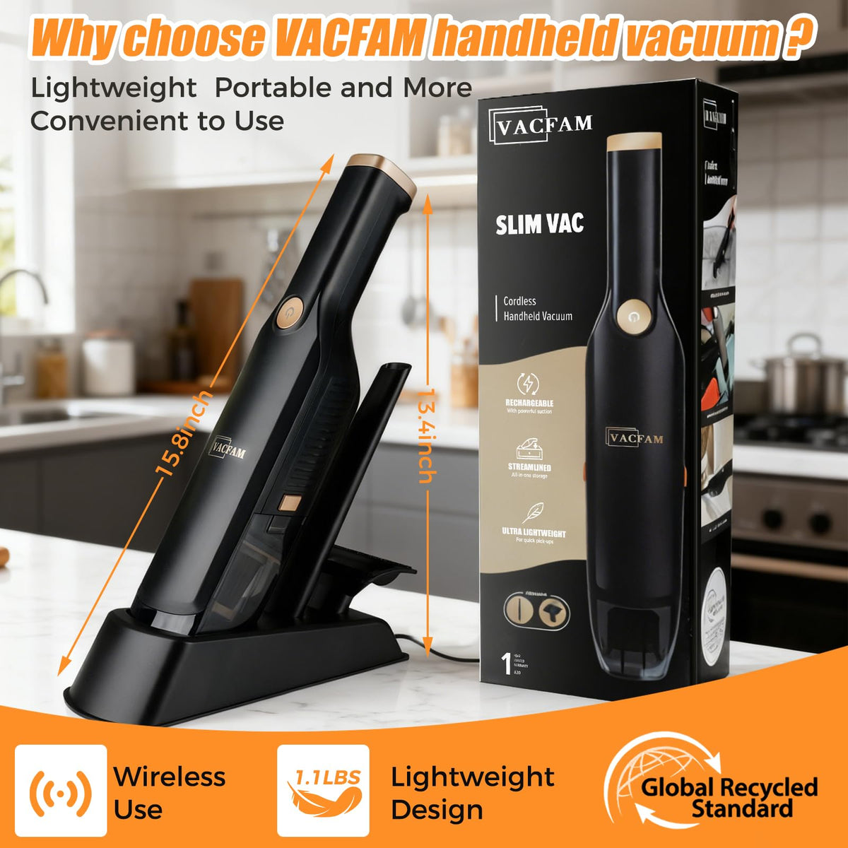 Handheld Vacuum Cordless