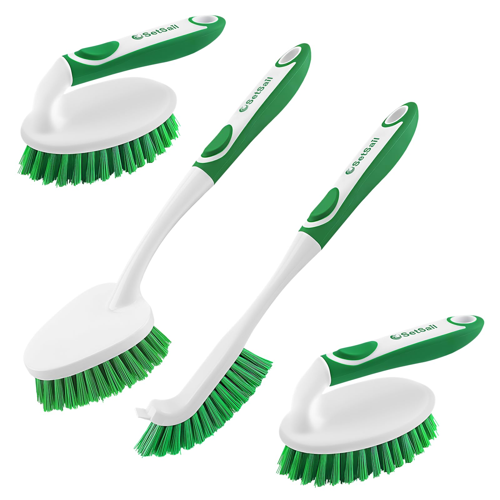 Scrub Brush Set of 4 Pack (4 Count)