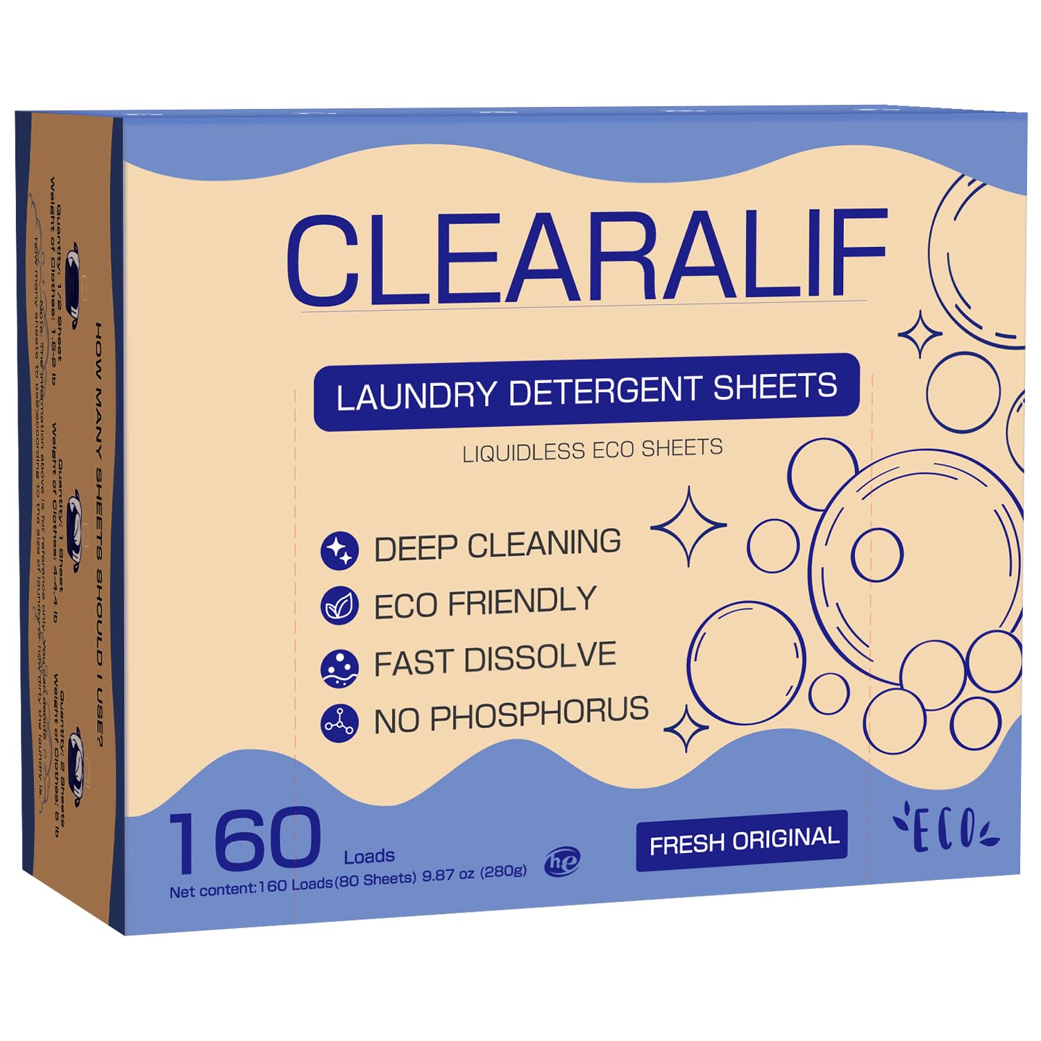 Laundry Detergent Sheets (160 Count)