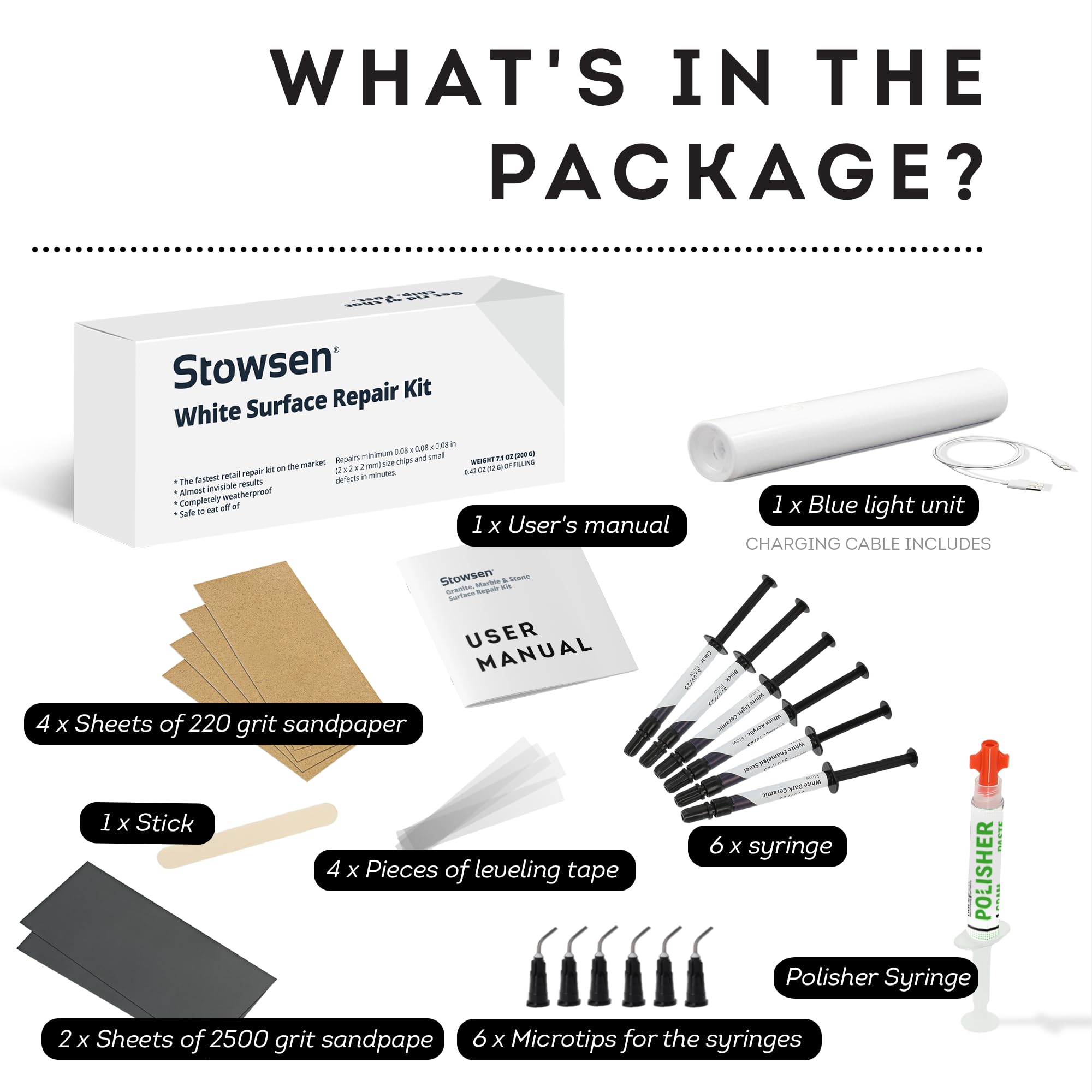 Tile Repair Kit by Stowsen