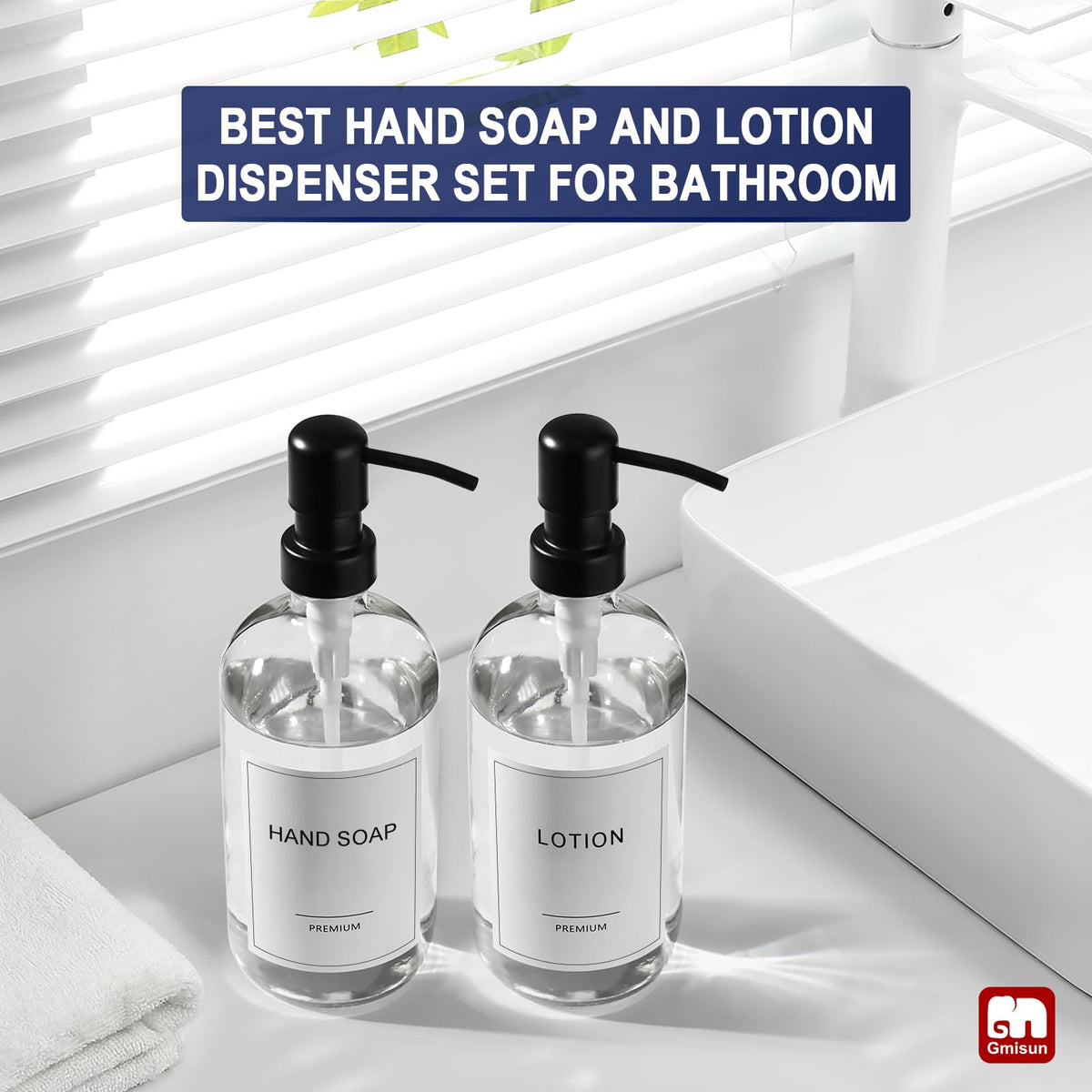 Shampoo and Conditioner Dispenser (3 Count)