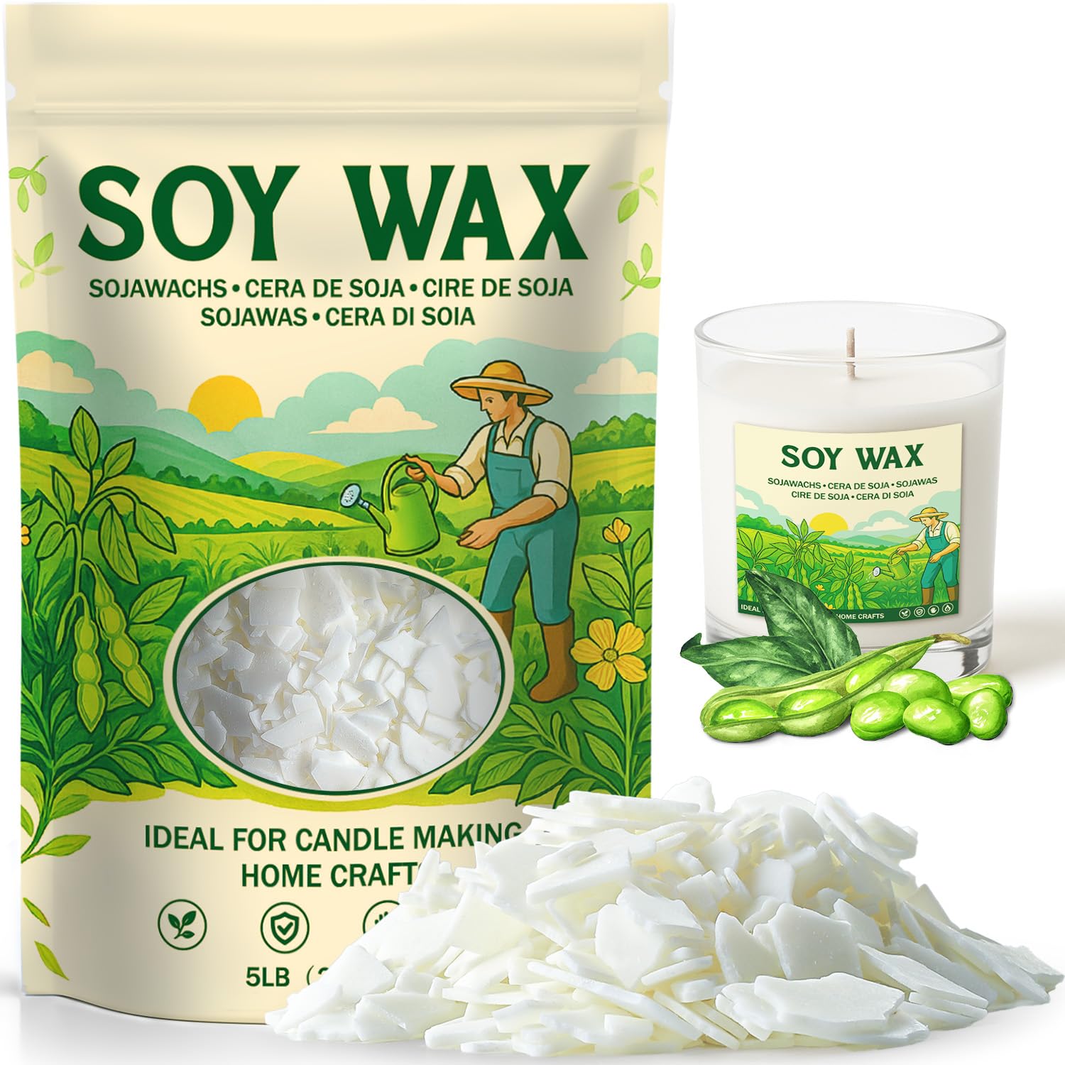 Soy Wax for Candle Making