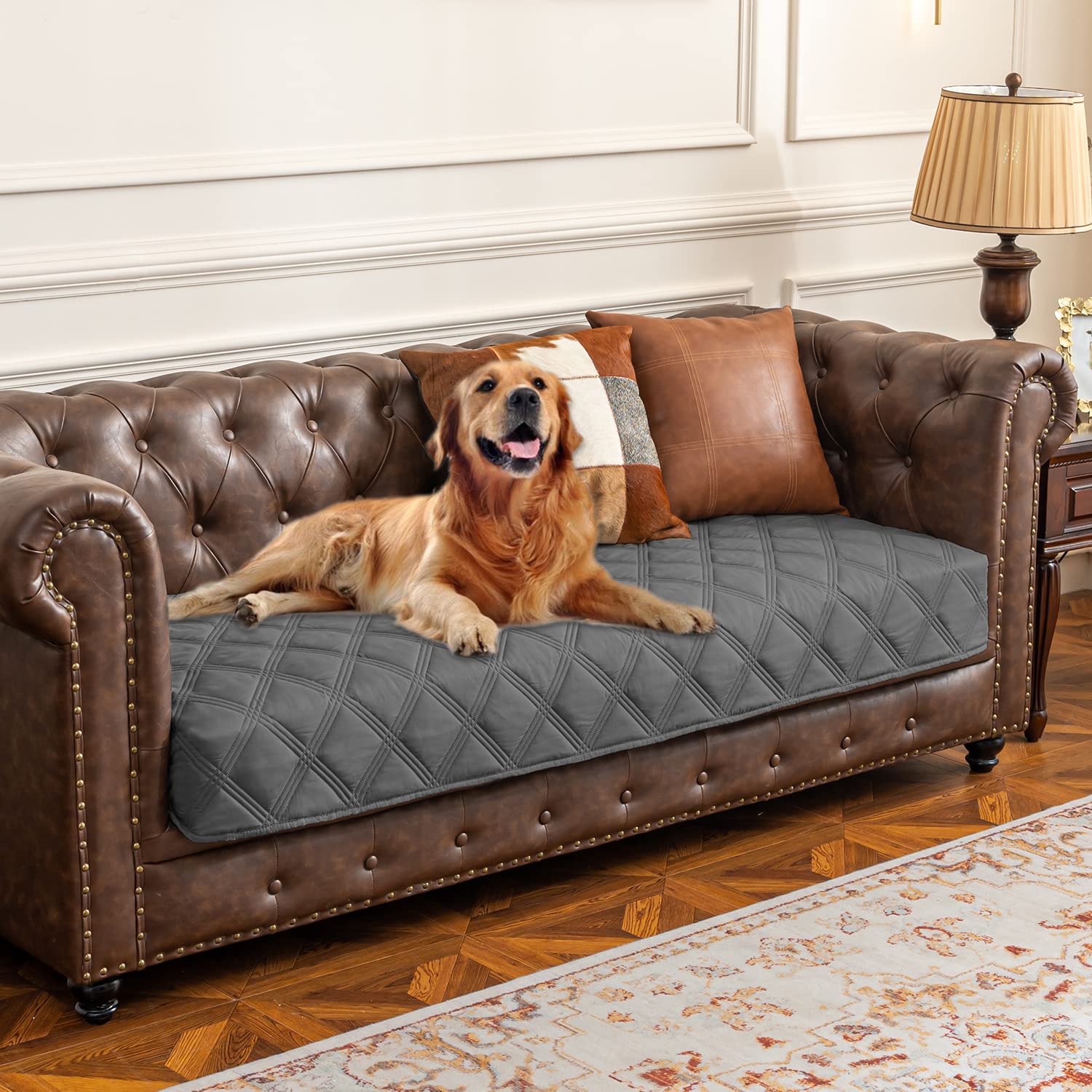 Waterproof Dog Bed Cover Pet Blanket with Anti