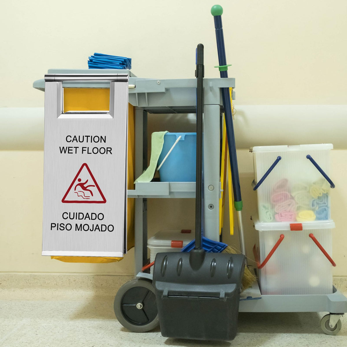 2 Pcs Wet Floor Sign (2 Count)