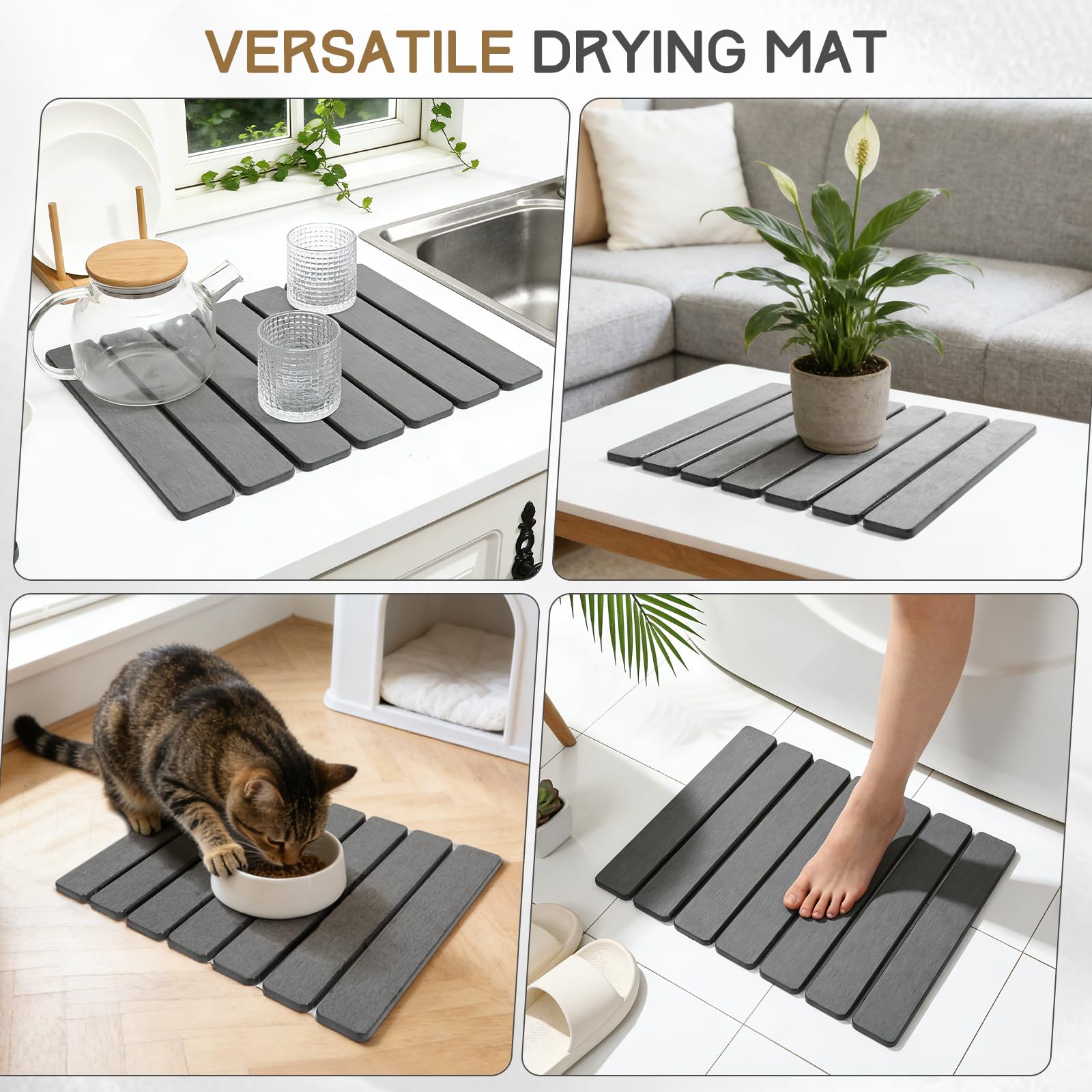 Stone Drying Mat 16" x 12"