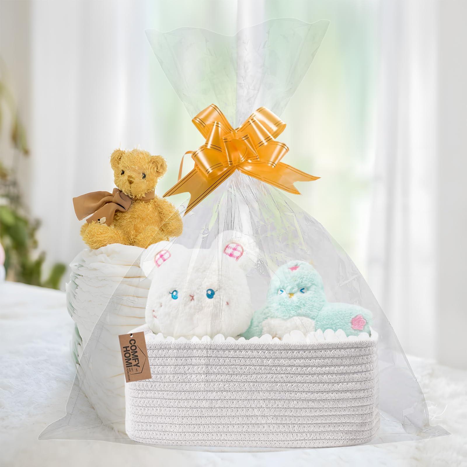 COMFY HOMI 11.5"x7.5"x4.7" Storage Baskets for Organizing (3 Count)
