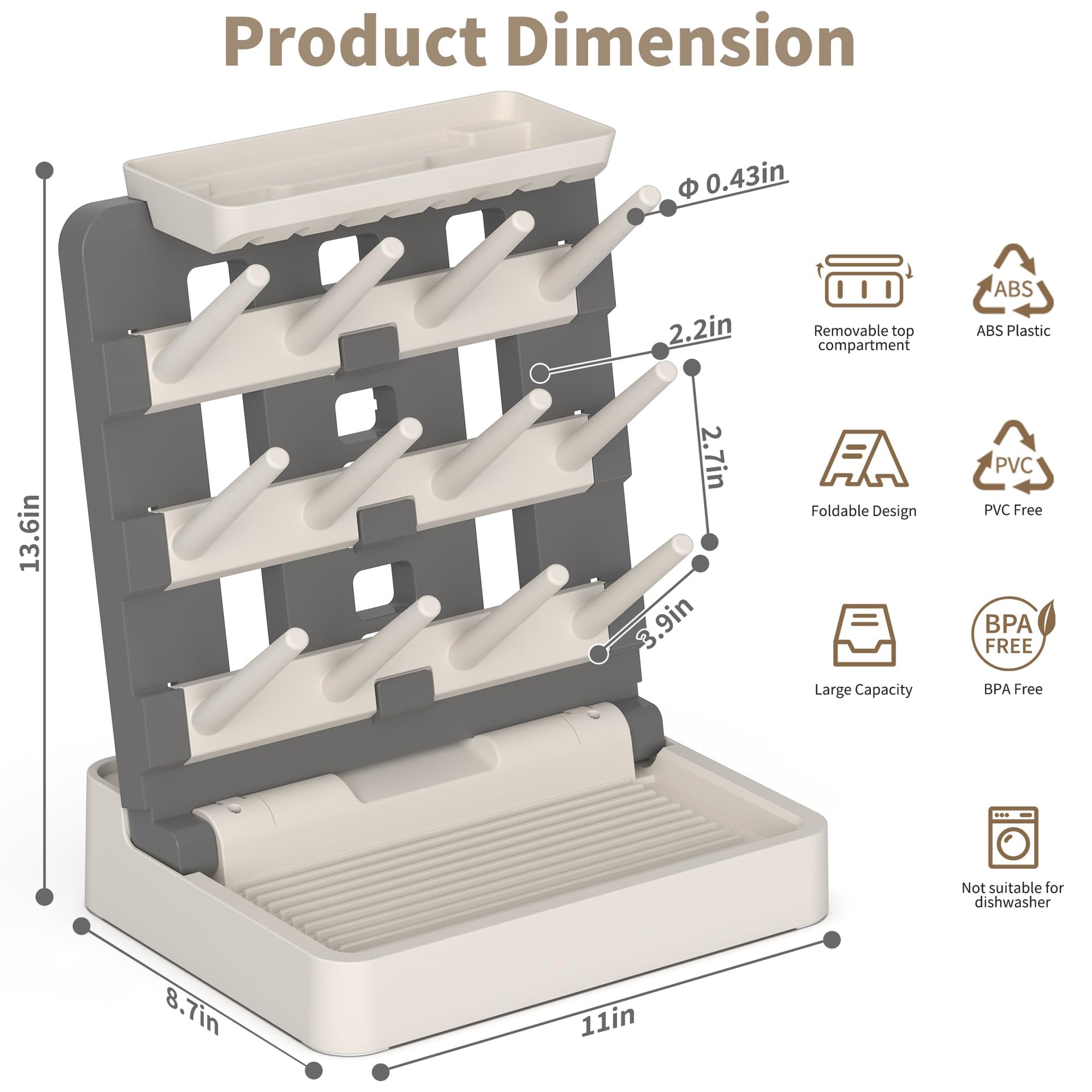 Baby Bottle Drying Rack (29.44 Ounce)