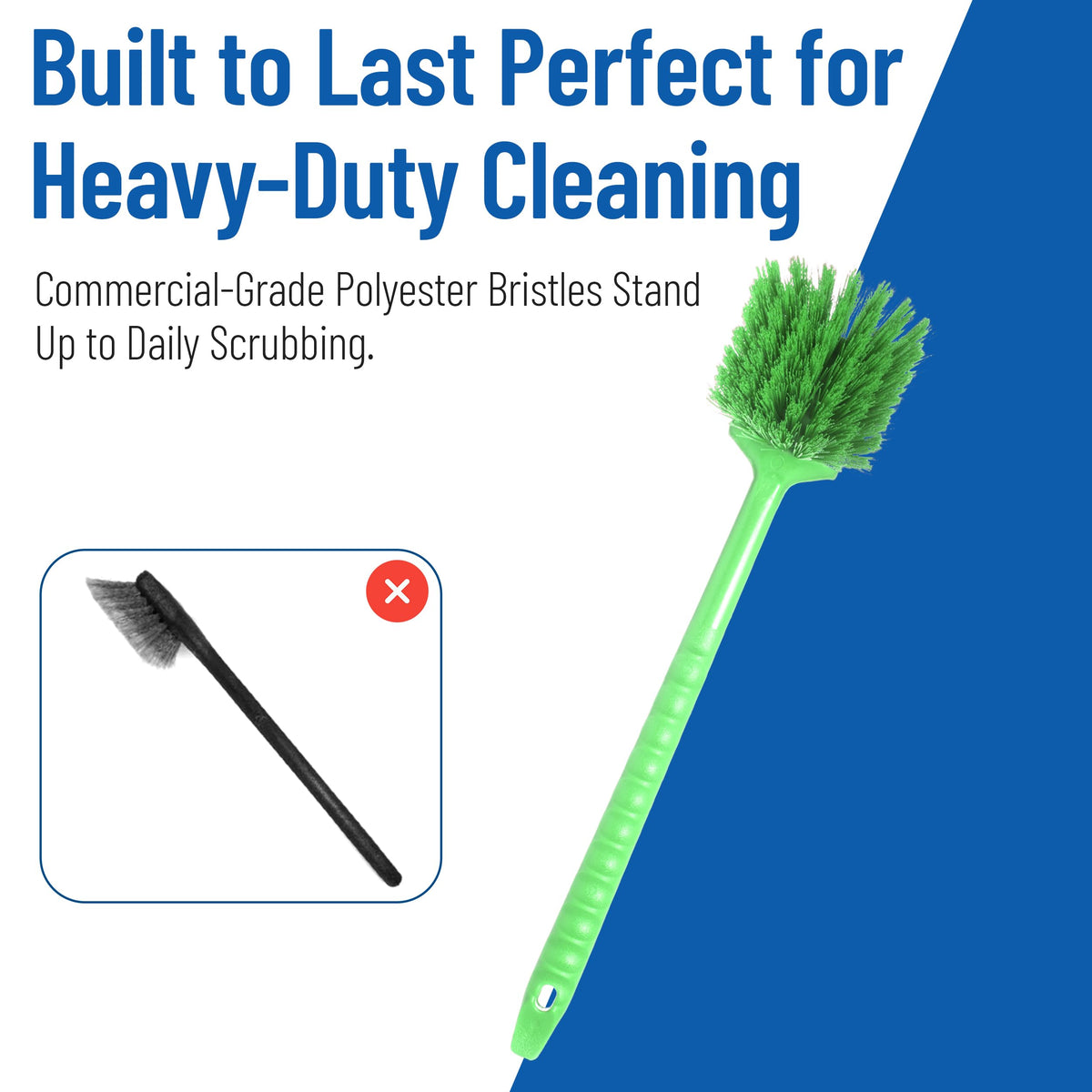 20" Floater Scrub Brush with Long Handle