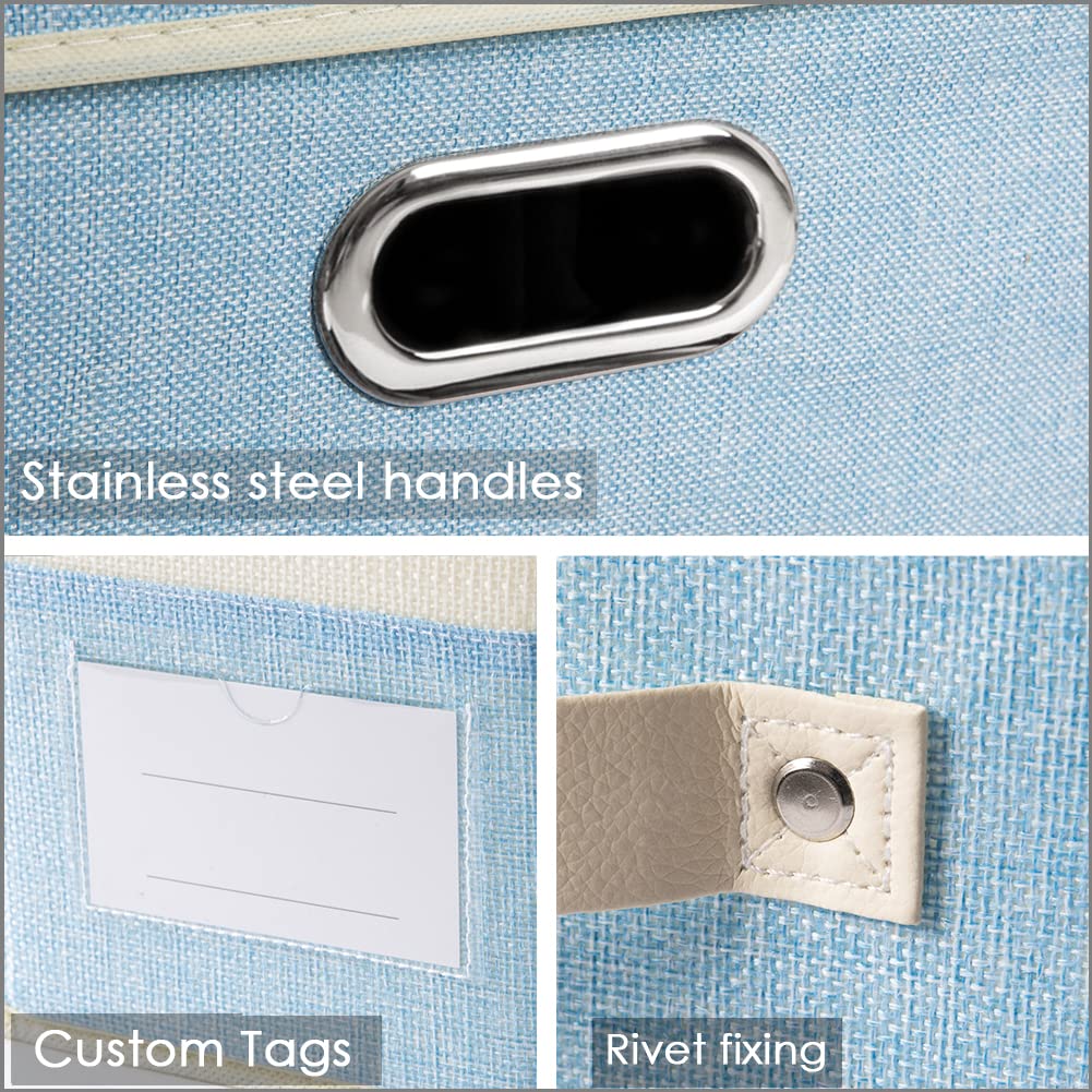 Collapsible Storage Bin with Lid [3 (3 Count)