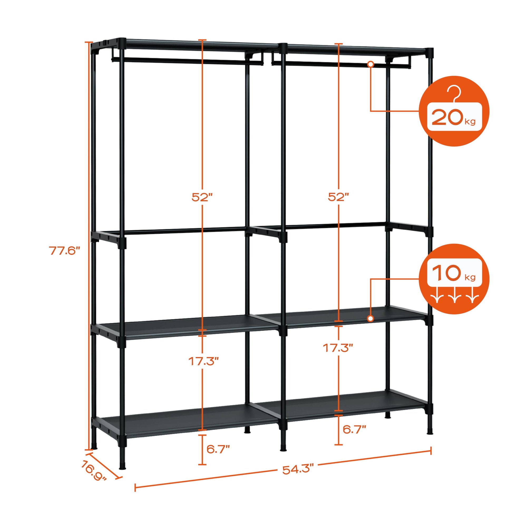 Clothes Rack Portable Closet