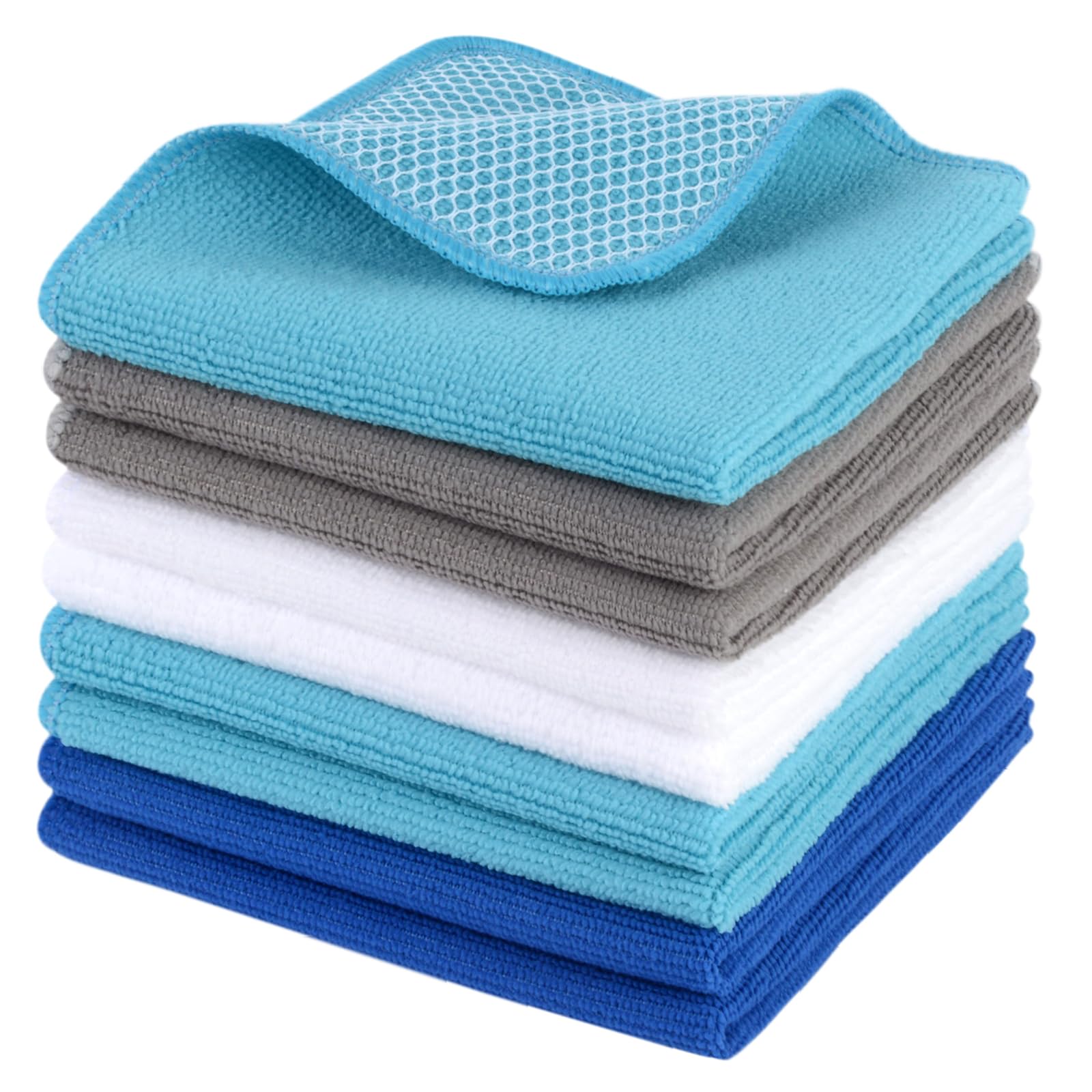 Dish Cloths for Washing Dishes with Scrub Side (9 Count)