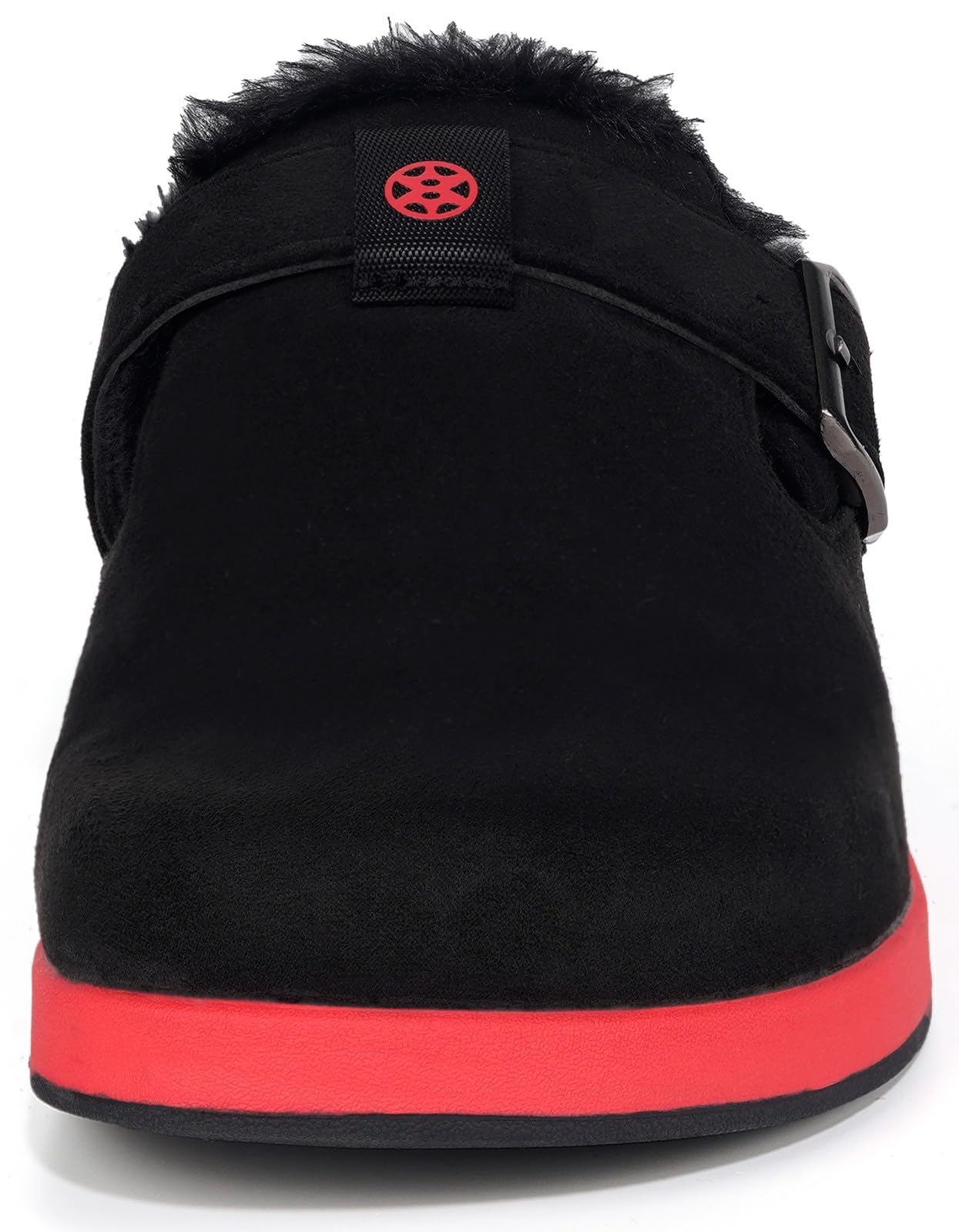 Fur Lined Clogs for Women Men Winter Slippers