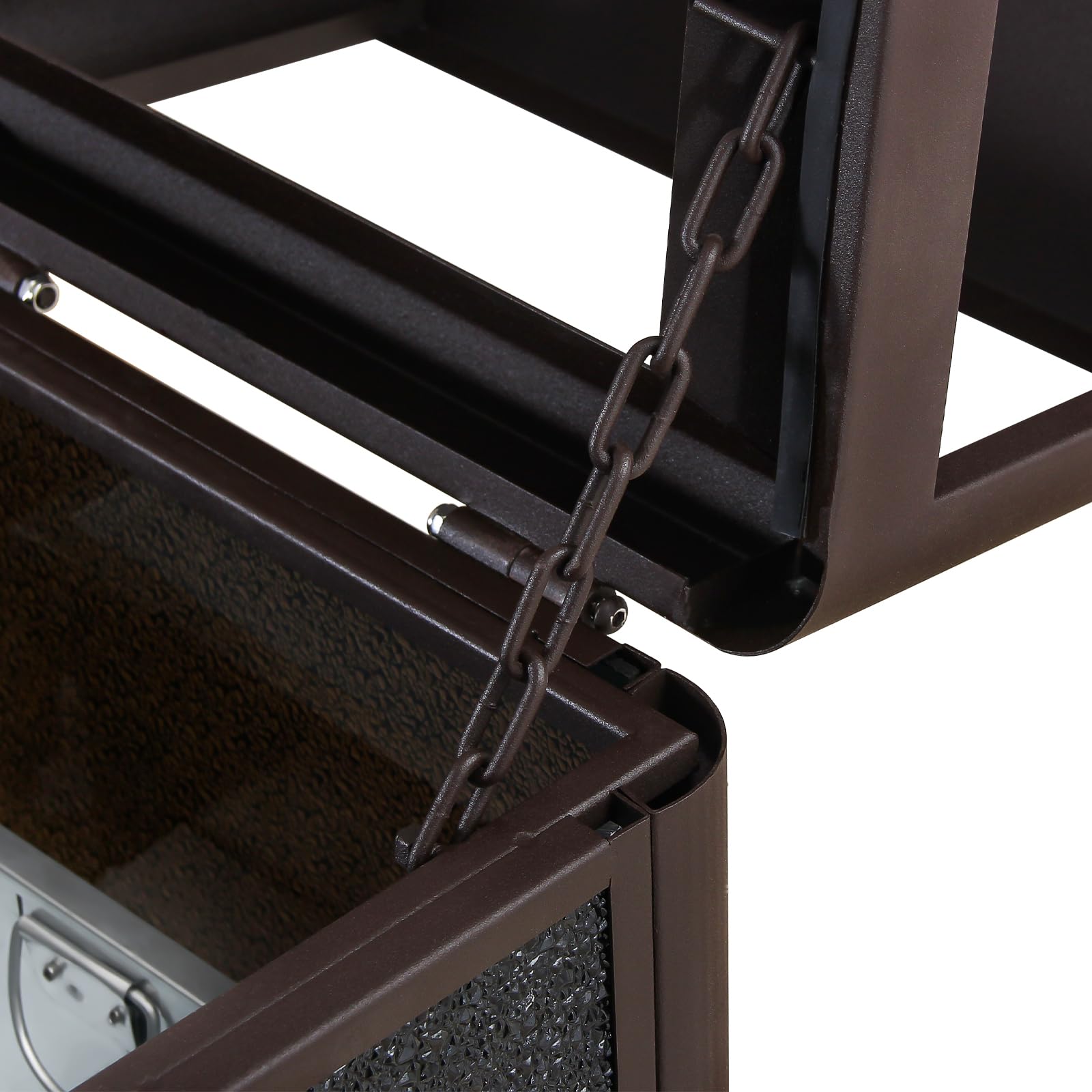 Square Waste Container with Dome Lid