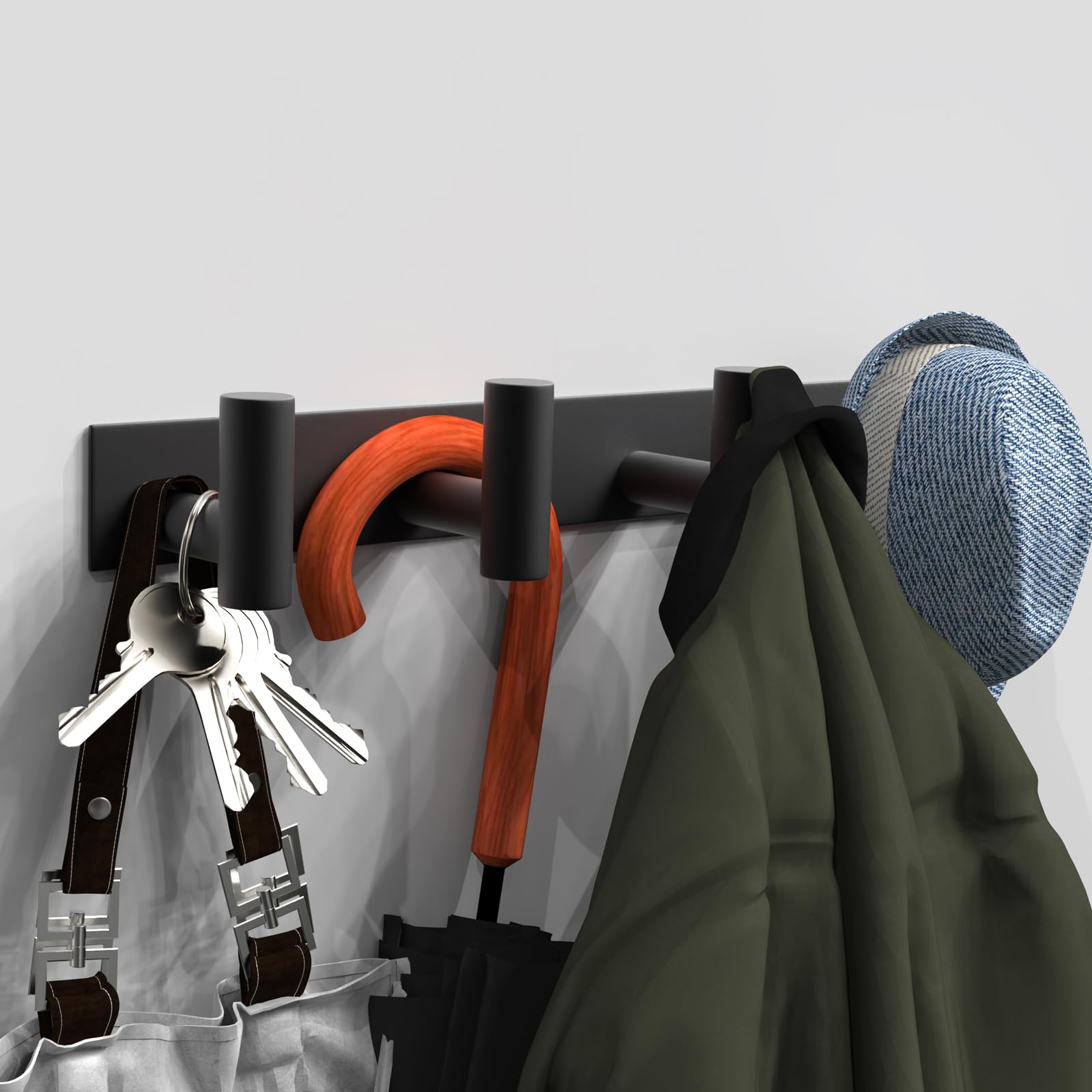 Hat and Coat Wall Mount Rack
