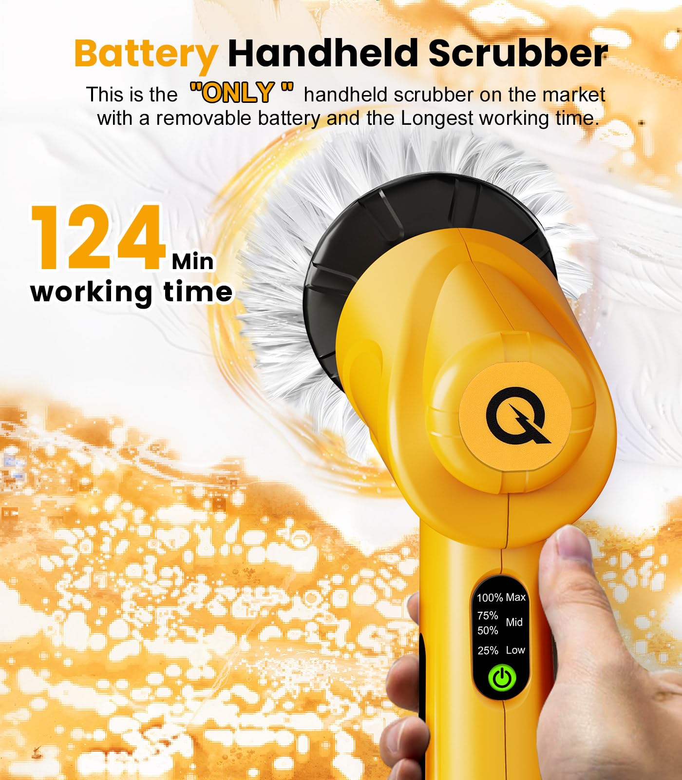 Battery Electric Spin Scrubber Q4