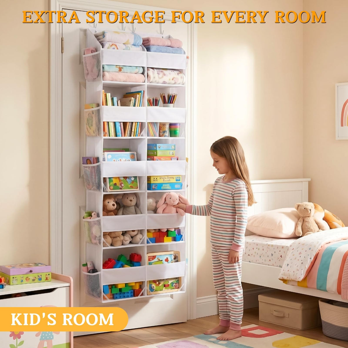 Over The Door Organizer 5 Tiers