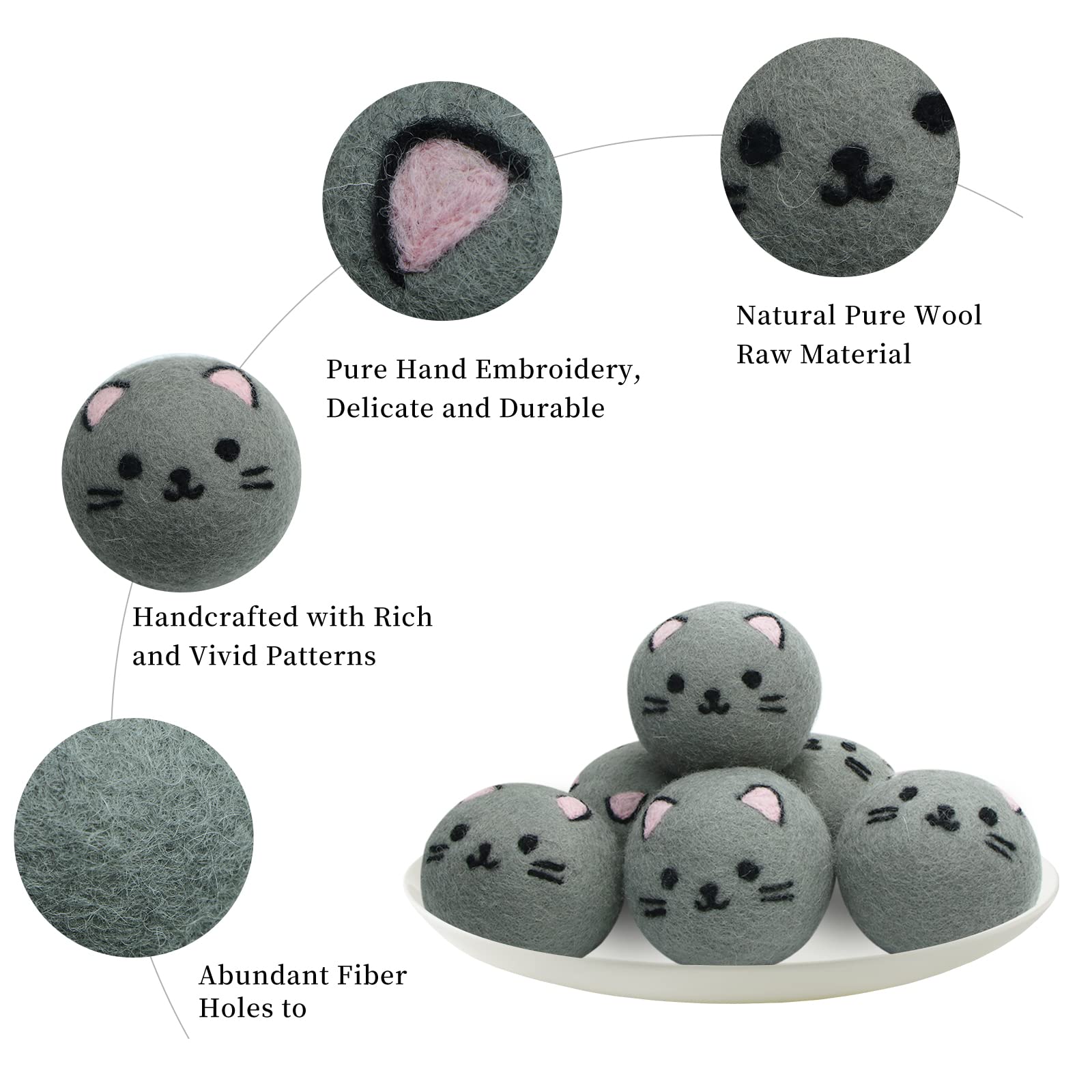 Dryer Balls Laundry Reusable (3 Count)