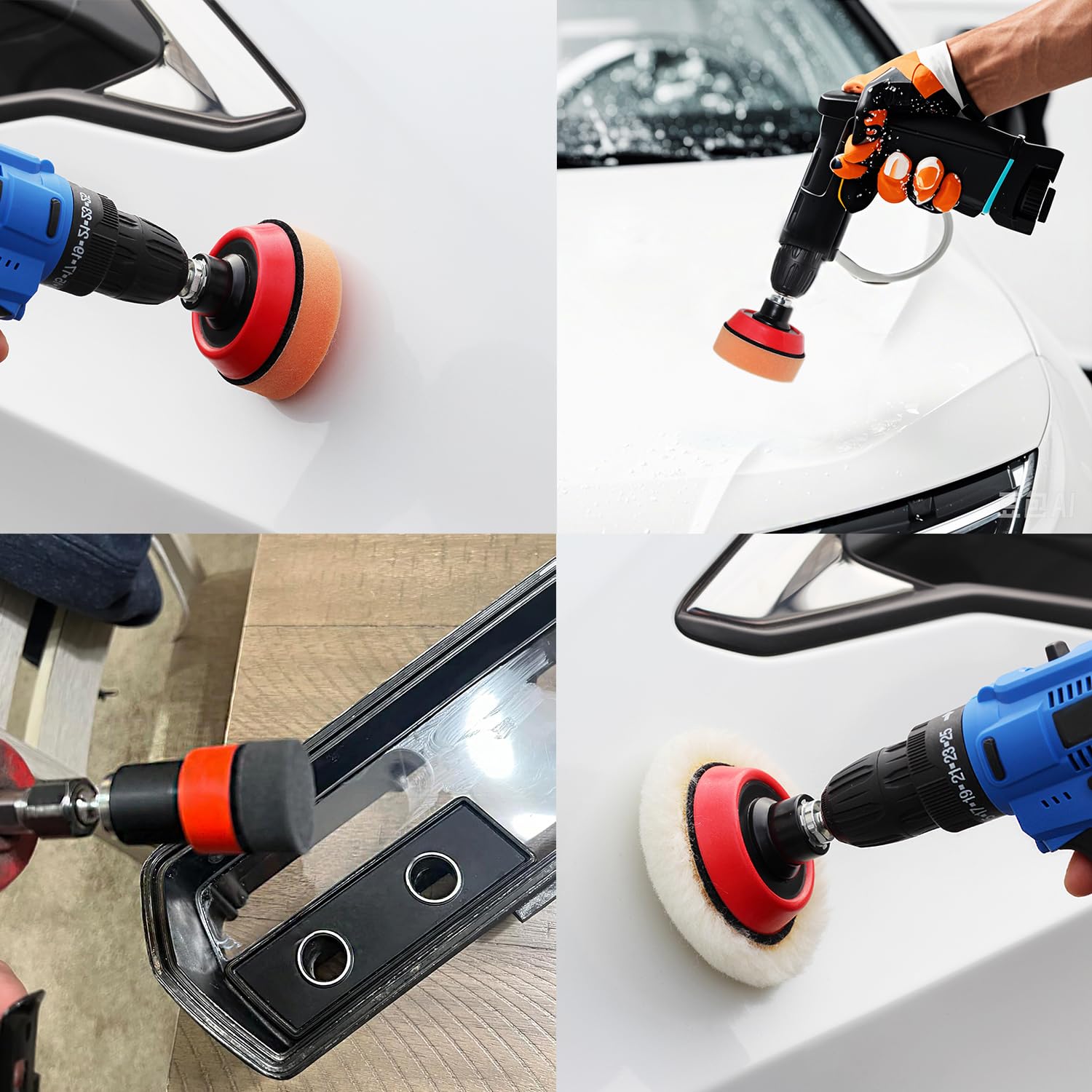 Car Foam Polishing Buffing Kit (44 Count)