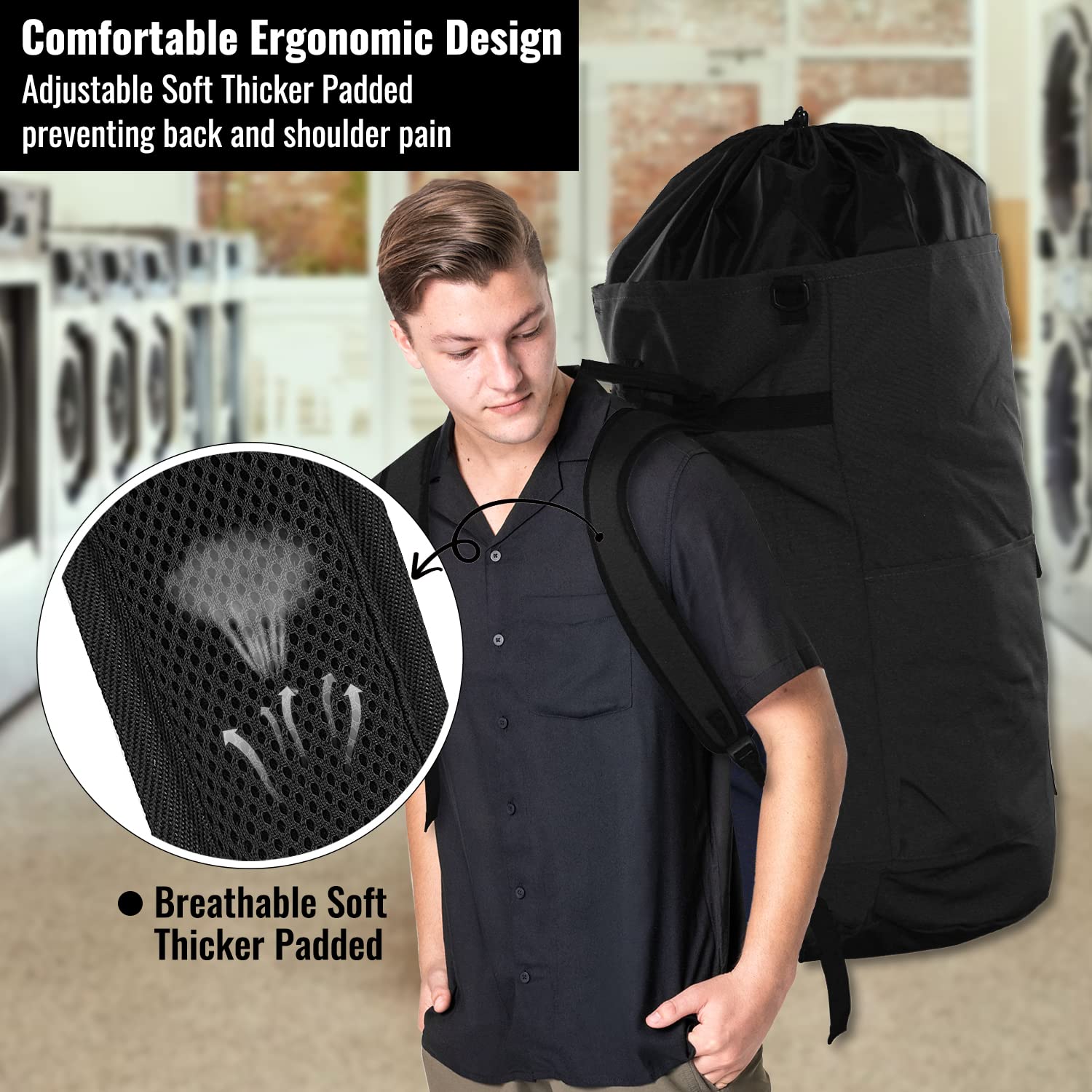 Laundry Backpack Bag 125L Extra Large