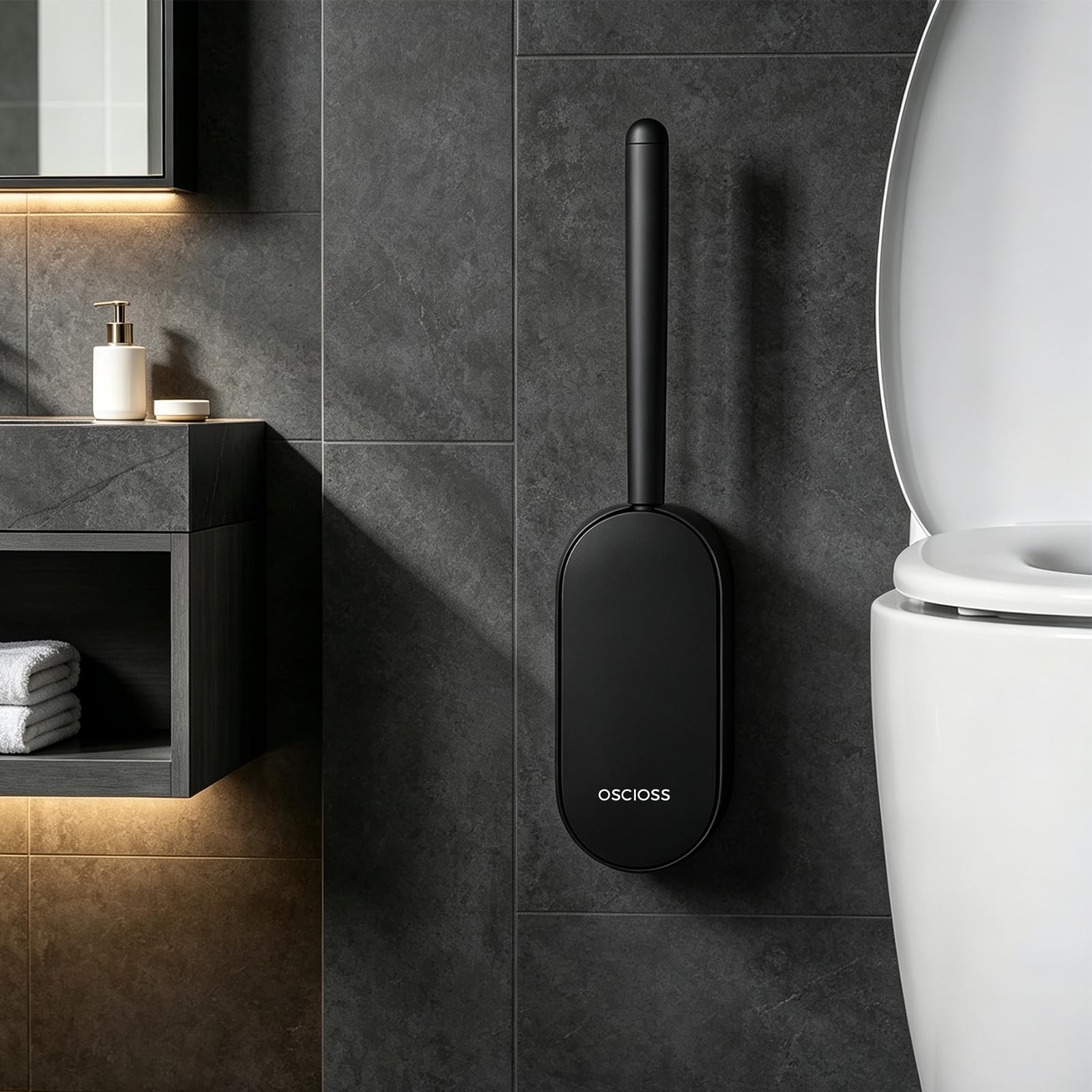 Toilet Bowl Brush and Holder