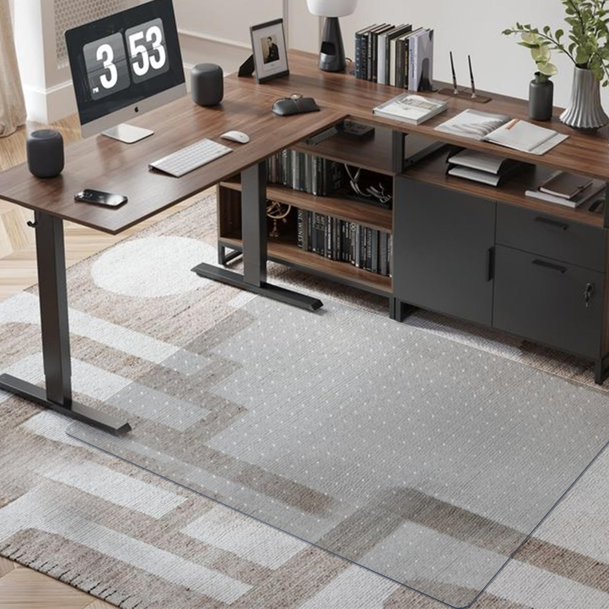 Chair Mat for Carpet 60"x 36" Large Chair Mat Thick and Sturdy