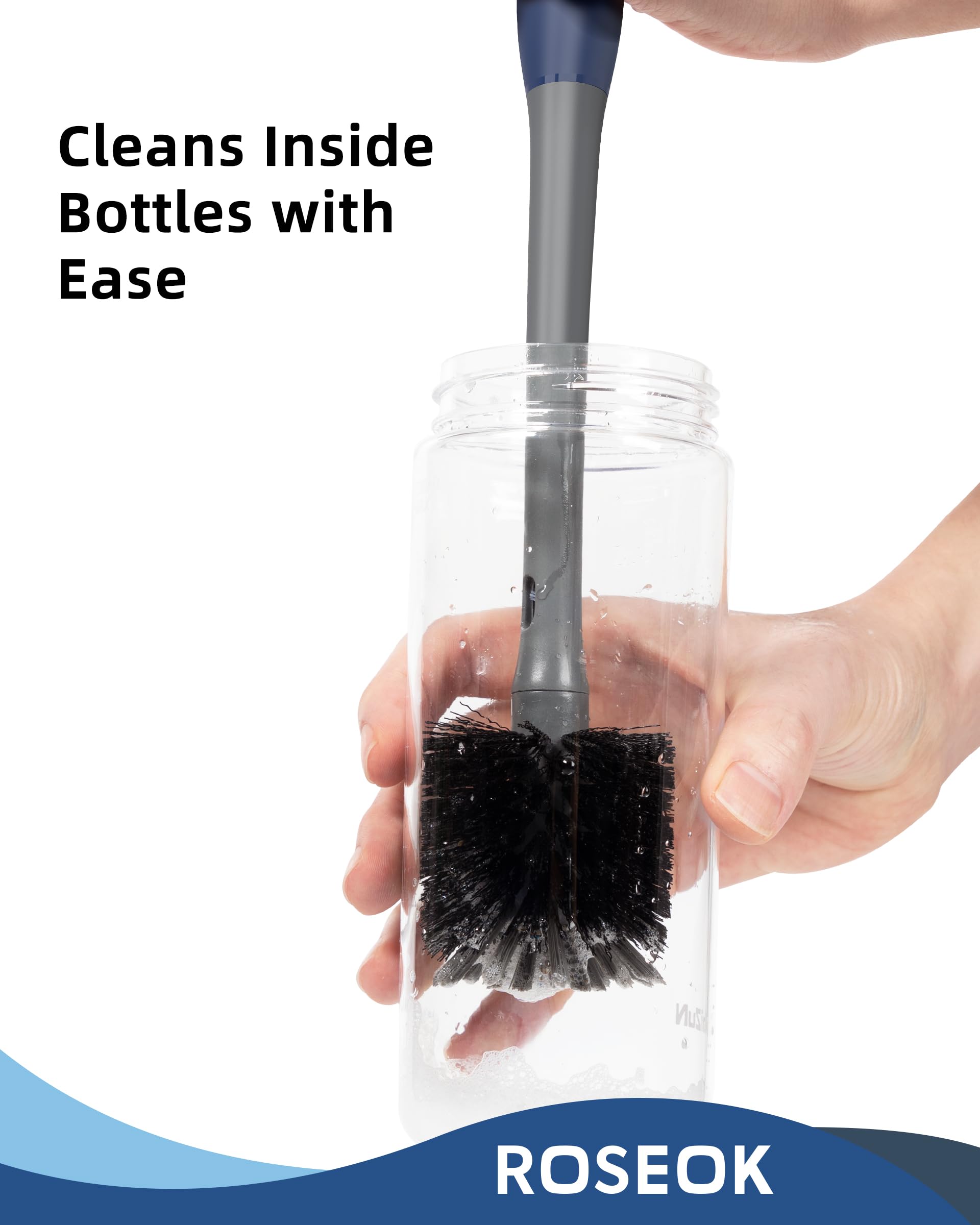 2 in 1 Bottle Brush with Straw Cleaner Brush