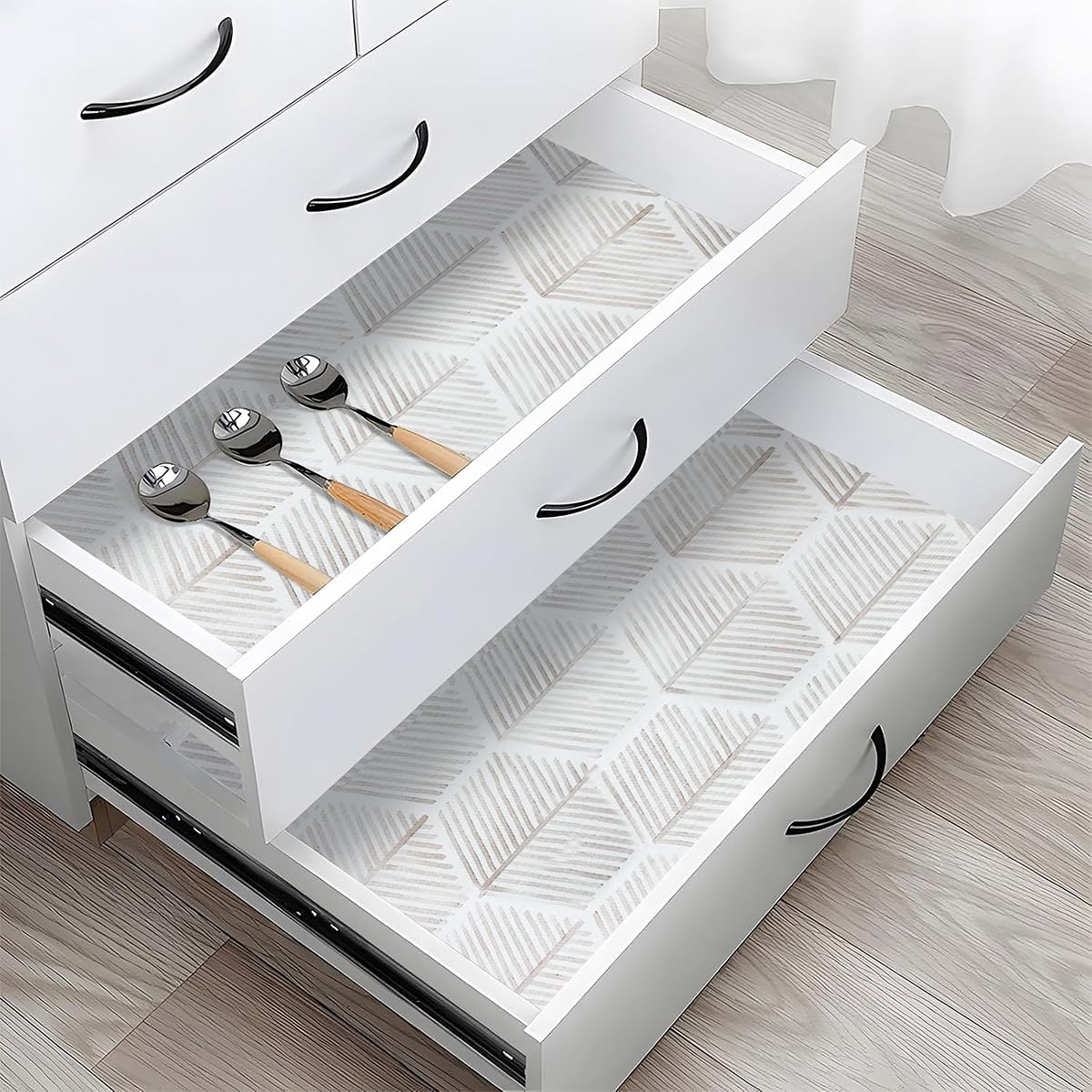 Shelf Liners for Kitchen Cabinets (24 Sq Ft)