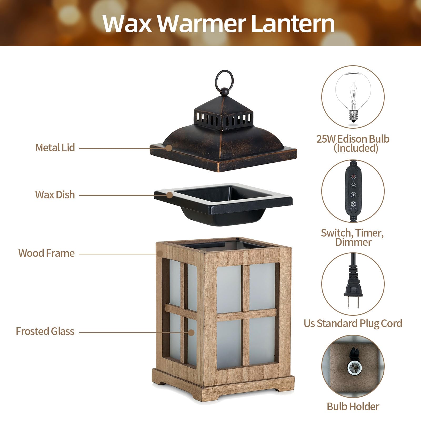 Wax Melt Warmer with Timer