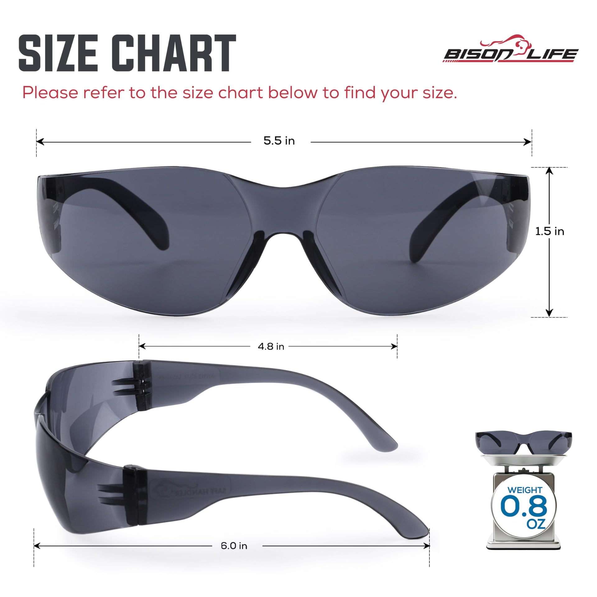Black Safety Glasses (144 Count)
