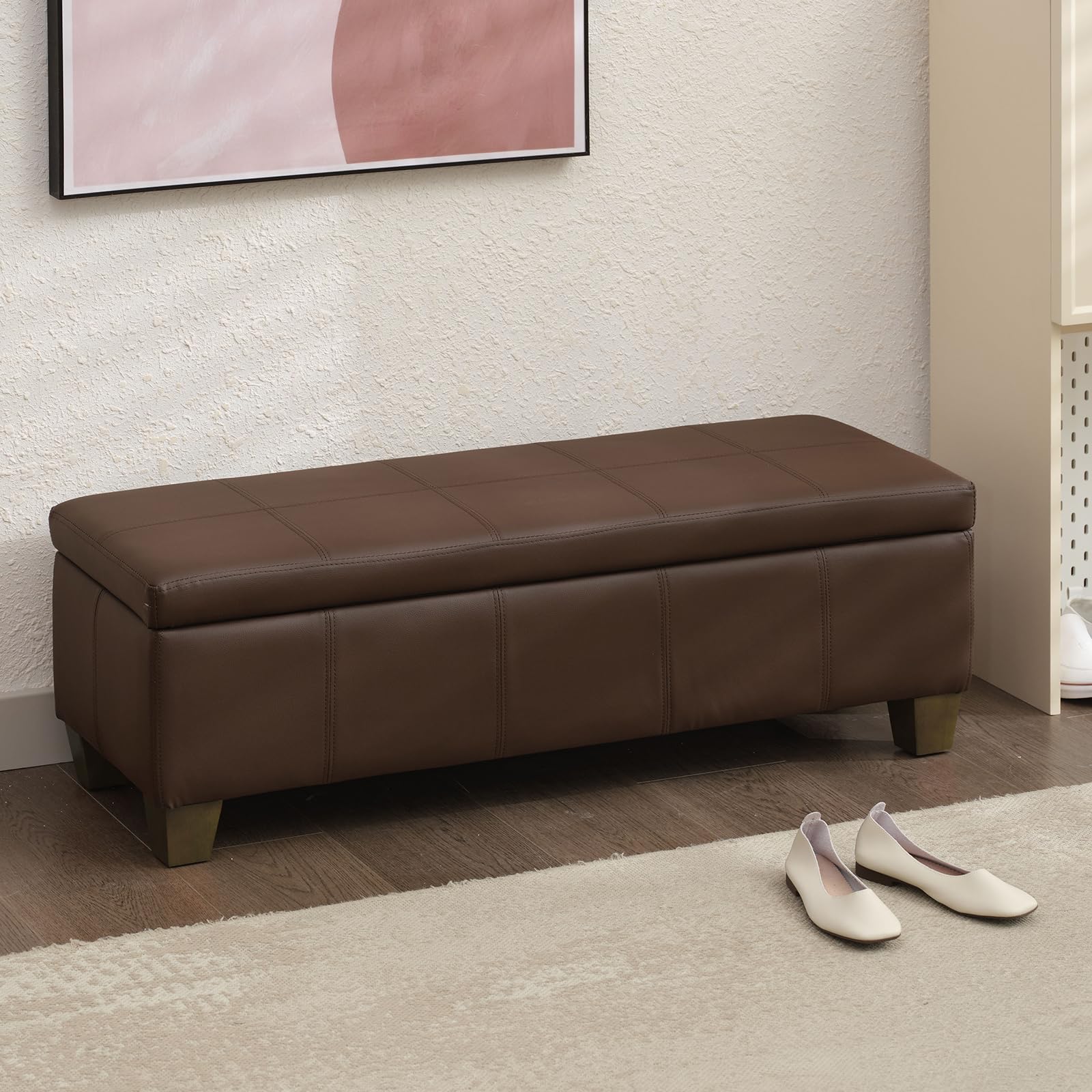 51 Inch Storage Ottoman