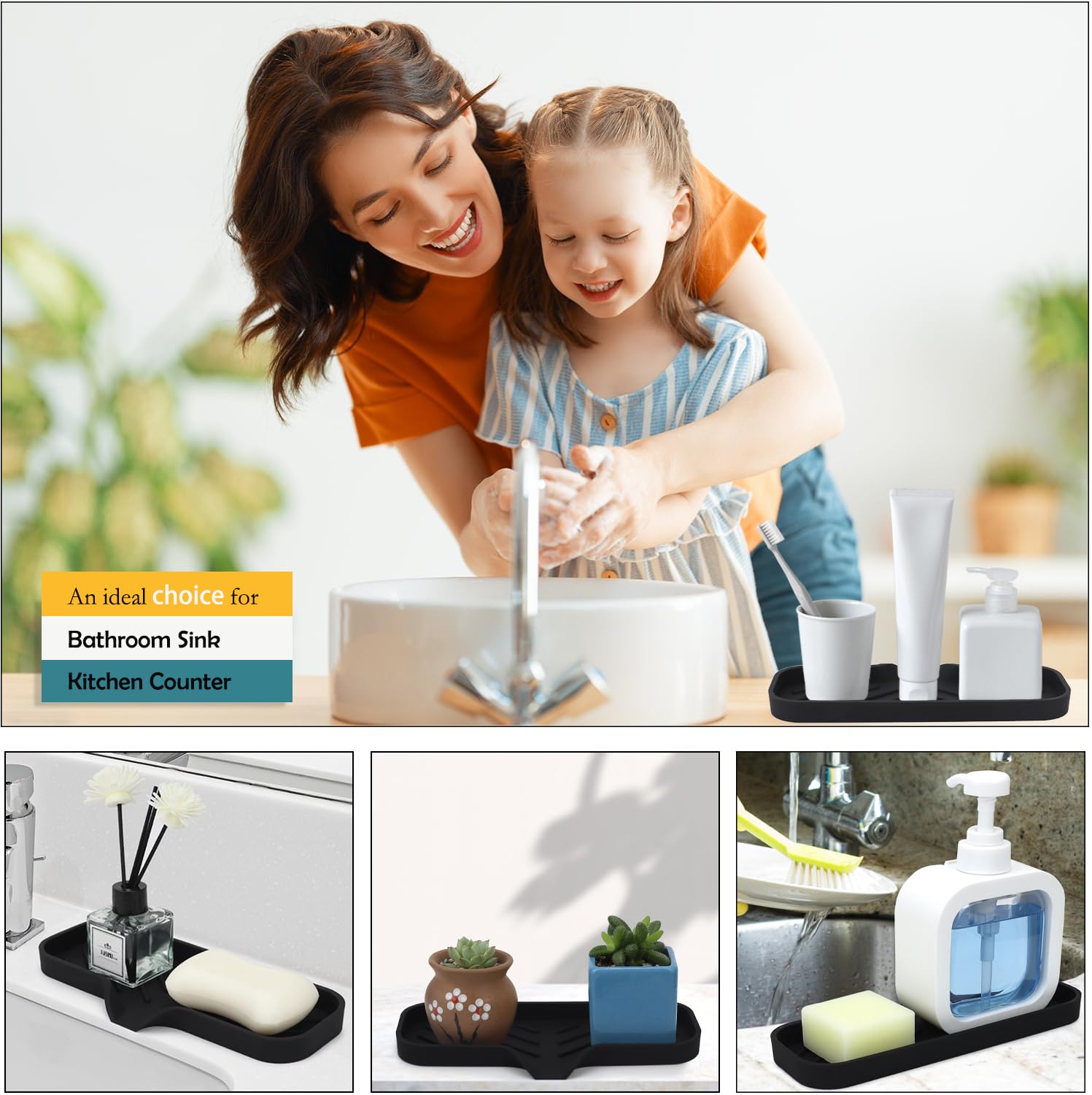 Silicone Bathroom Soap Dishes (3.52 Ounce)
