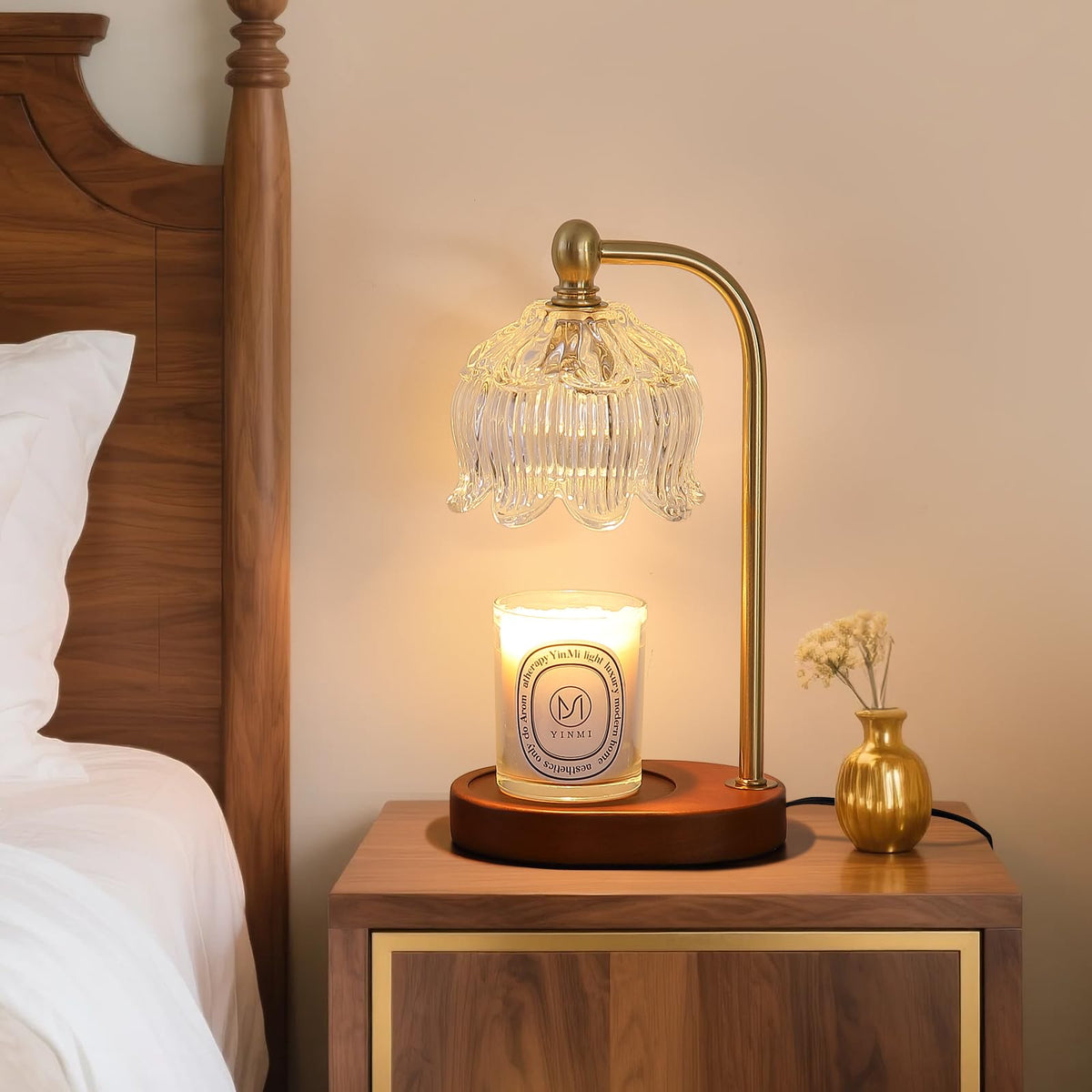 Candle Warmer Lamp with Timer Dimmable