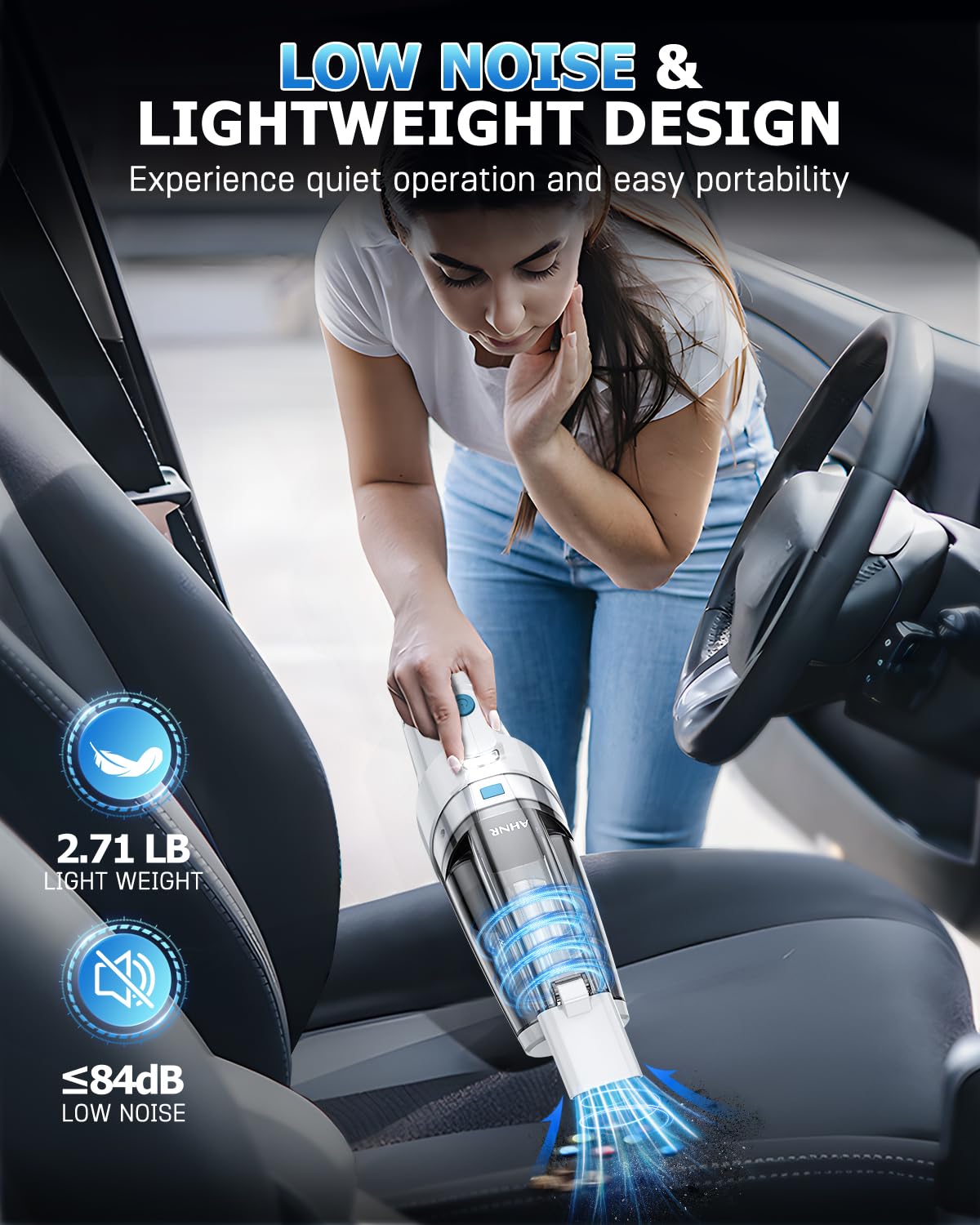 Handheld Vacuum Cordless Rechargeable