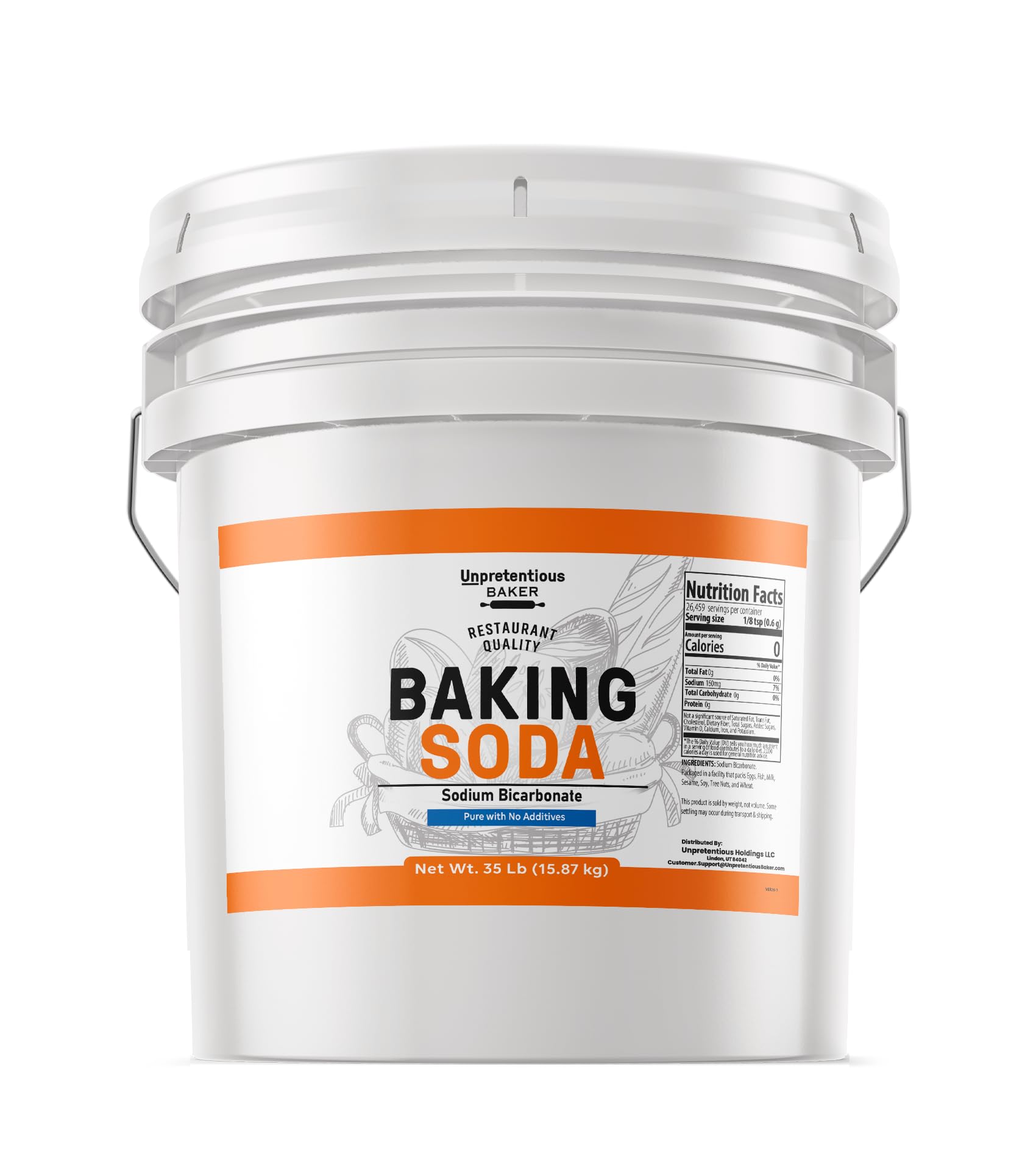 Baking Soda 35 Lb (560 Ounce)