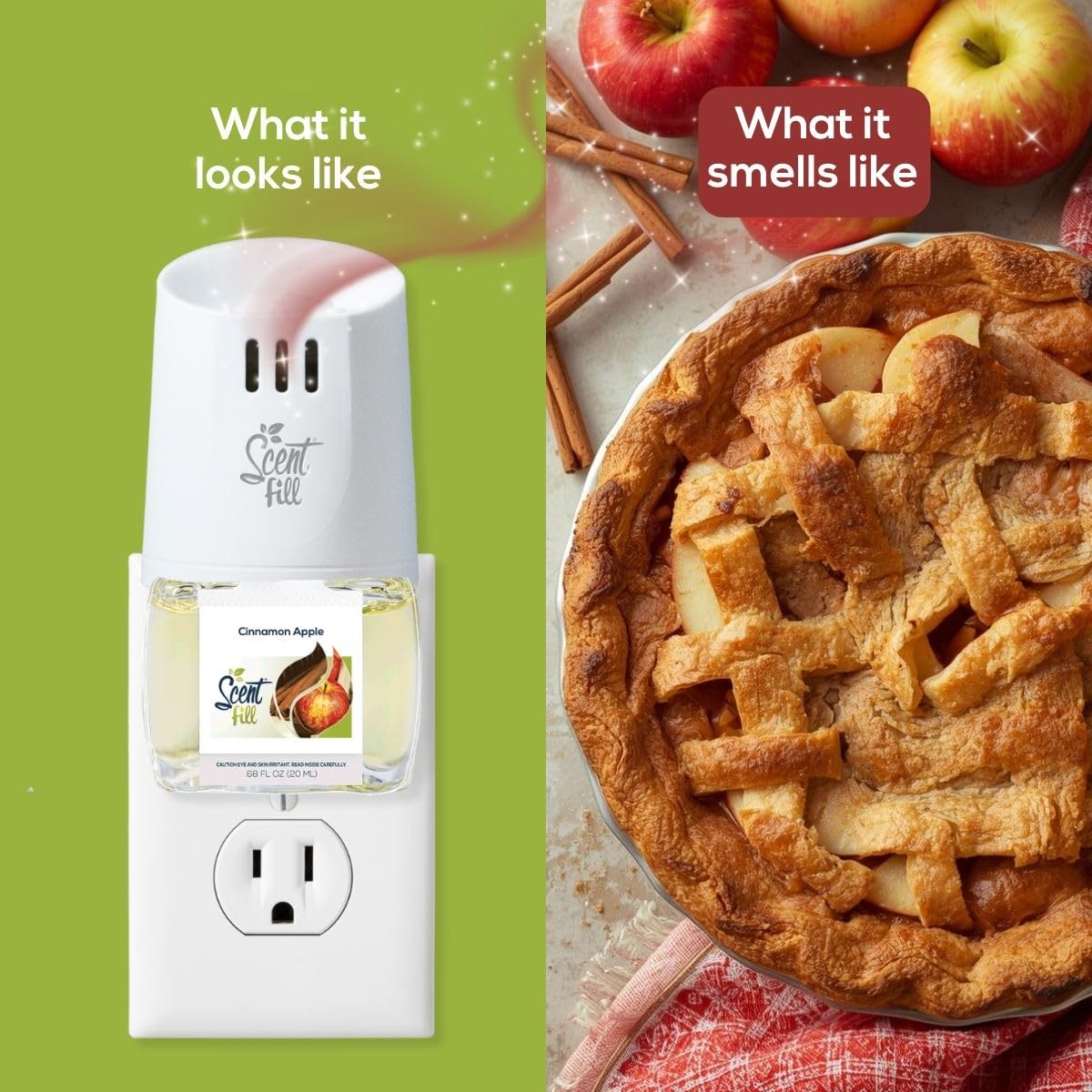 Cinnamon Apple Plug in Air Freshener (2.72 Fl Oz)