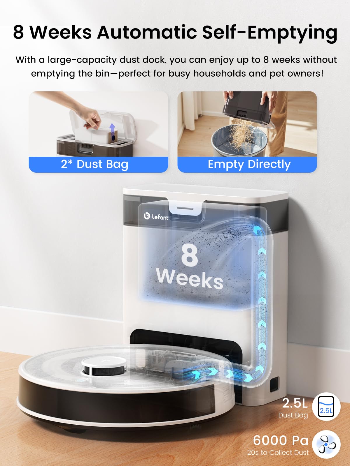Robot Vacuum and Mop Combo
