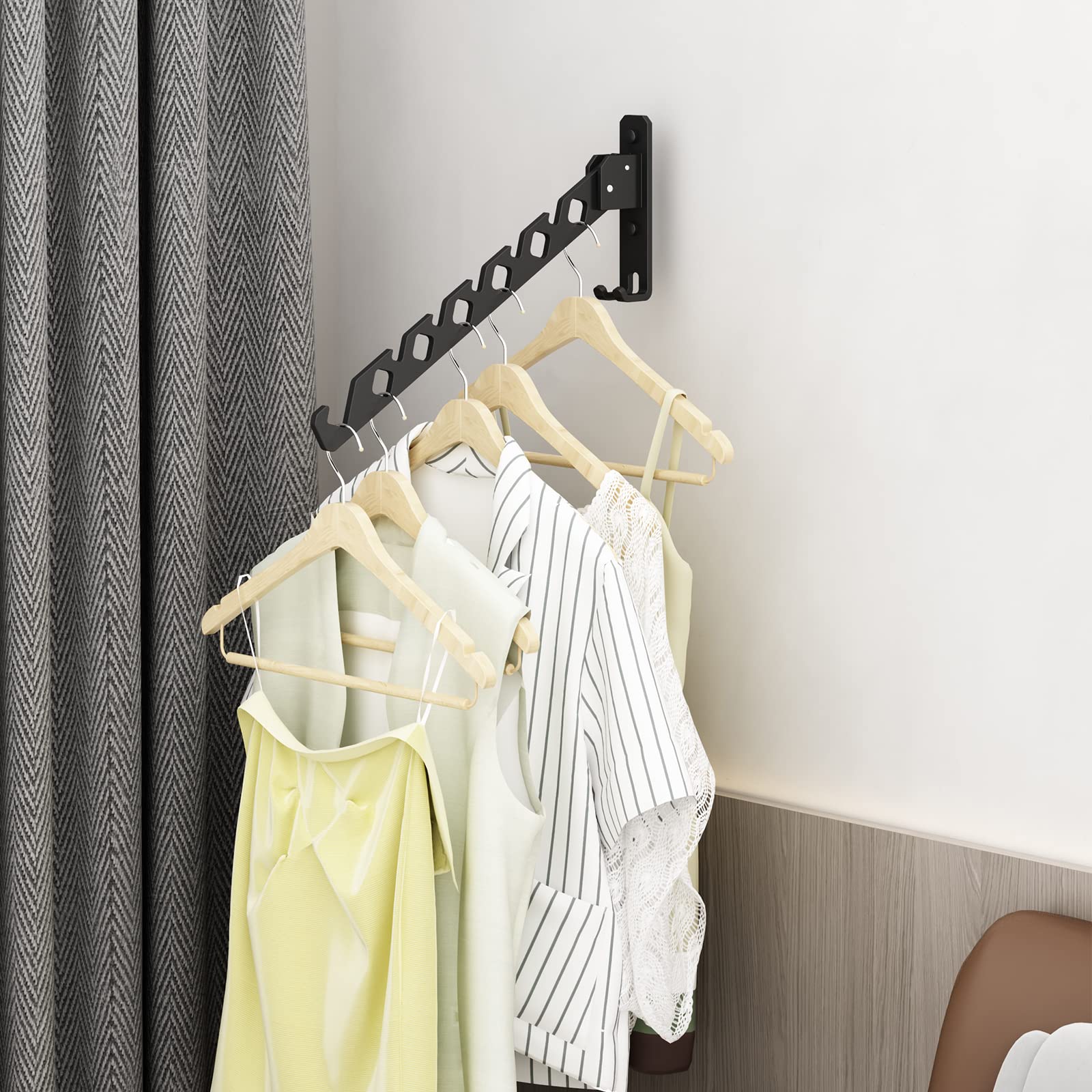 Wall Mounted Clothes Drying Rack (2 Count)
