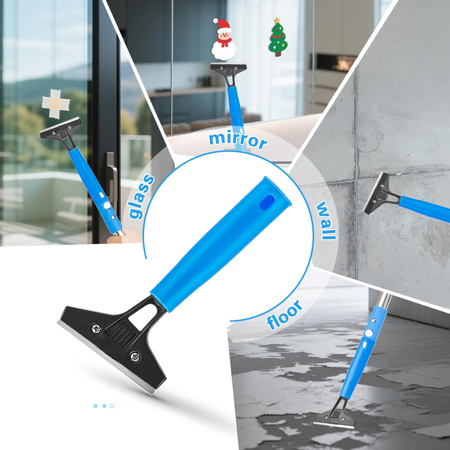 360° Rotating Window Squeegee Cleaner Kit with Extension Pole - ModHome Supplies