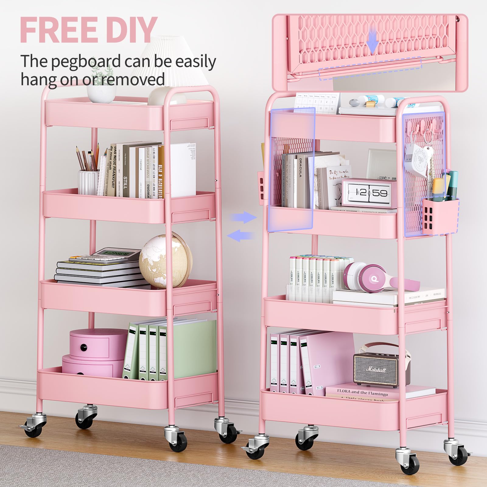4 Tier Rolling Cart