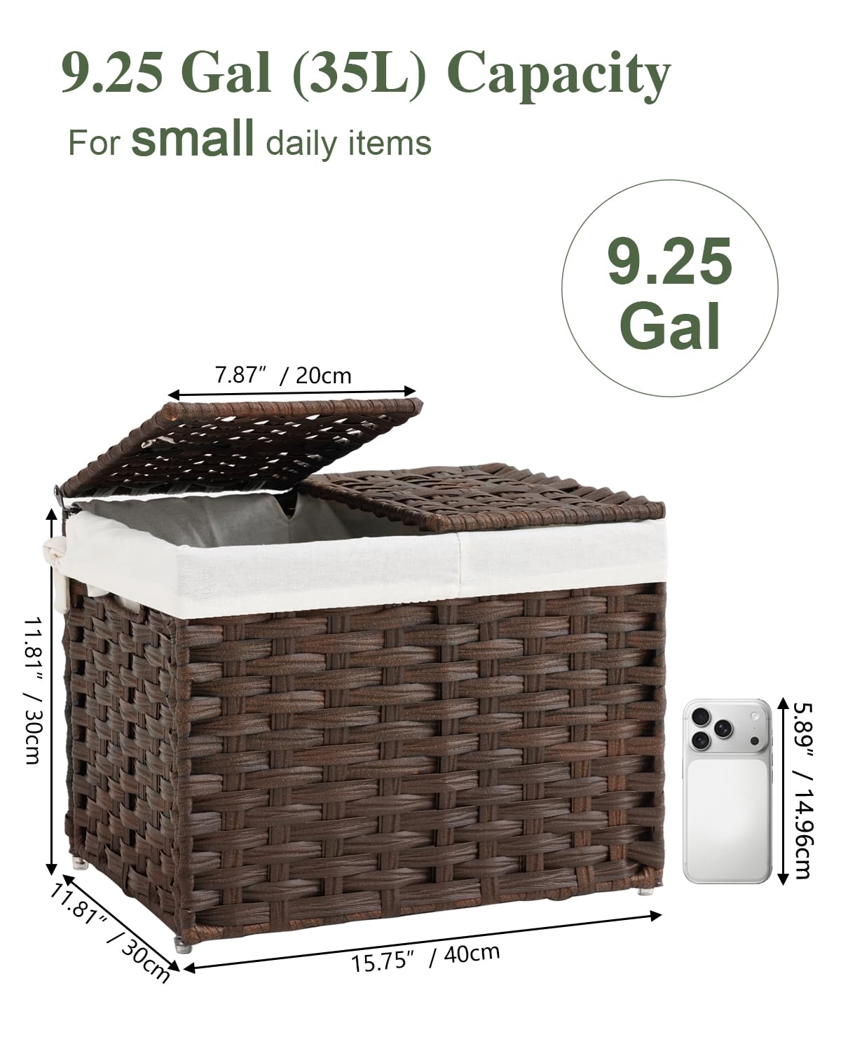 Storage Basket with Lid