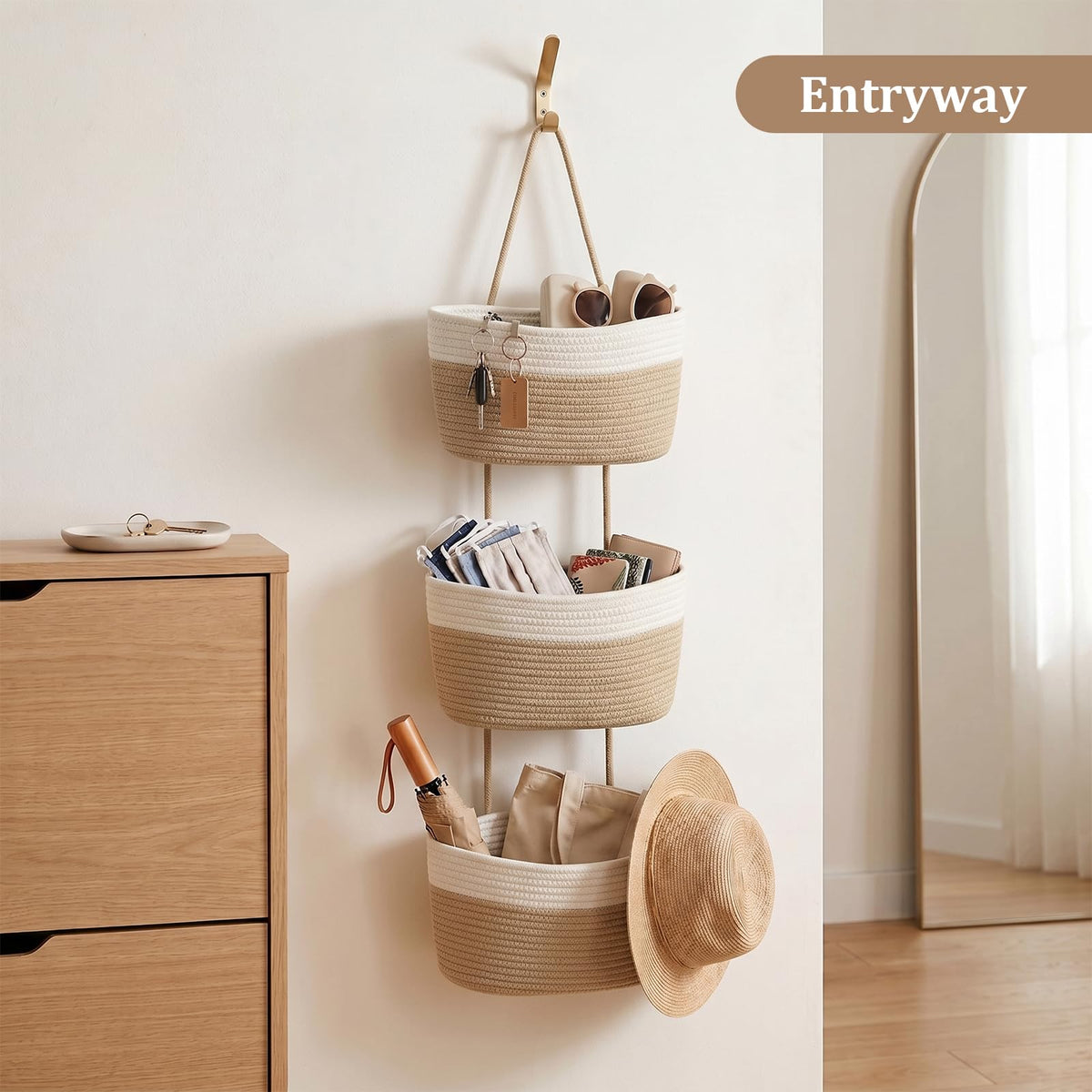 Over the Door Hanging Basket (3 Count)