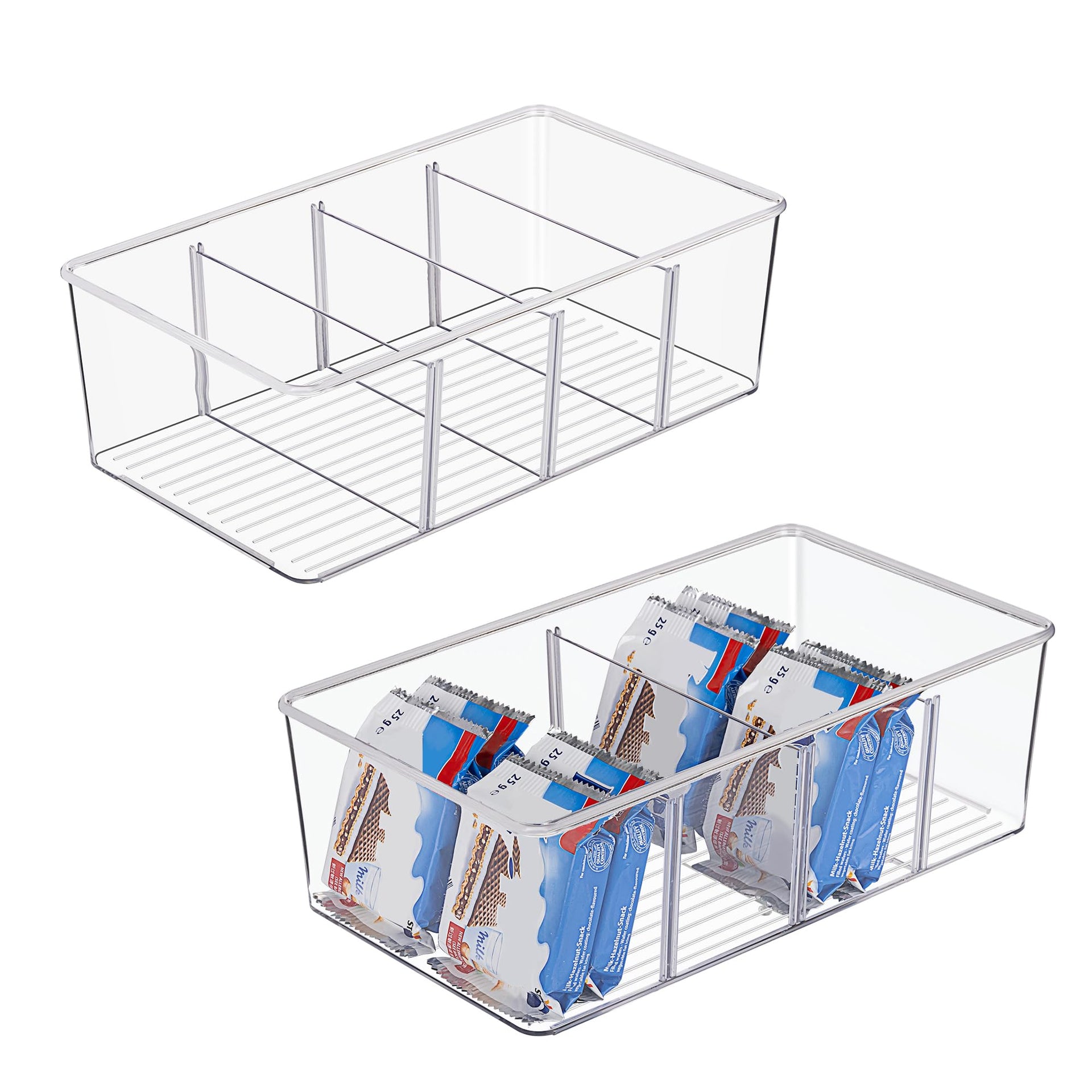 2 Pack Food Storage Organizer Bins (2 Count)